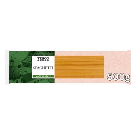 Tesco Short Spaghetti Pasta 500G