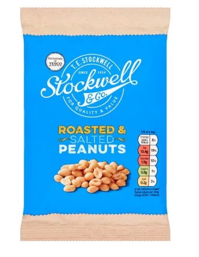 WSO - Stockwell & Co Roasted & Salted Peanuts 200G 1X24