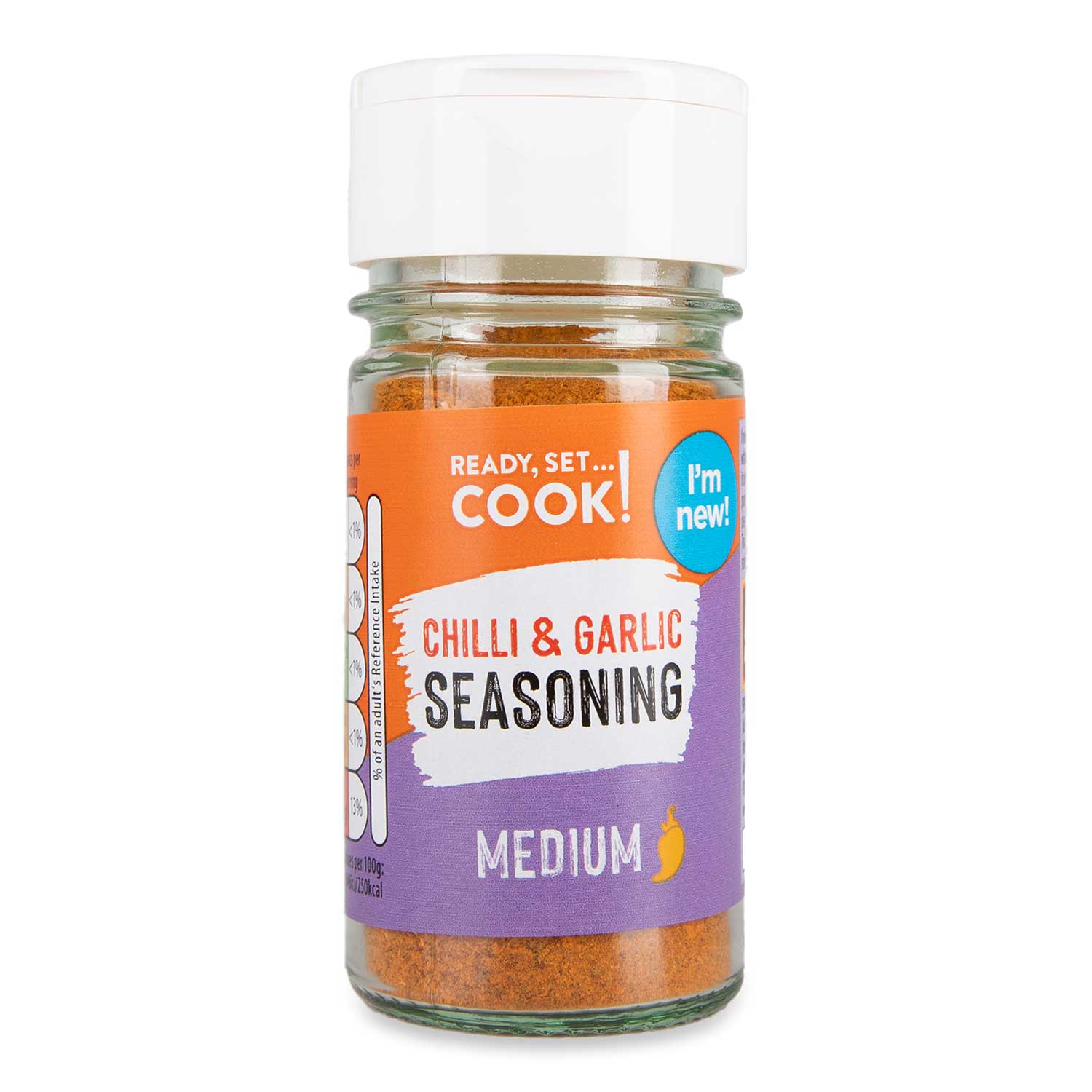 WSO - Ready, Set, Cook! Chilli & Garlic Seasoning 55g 1X6