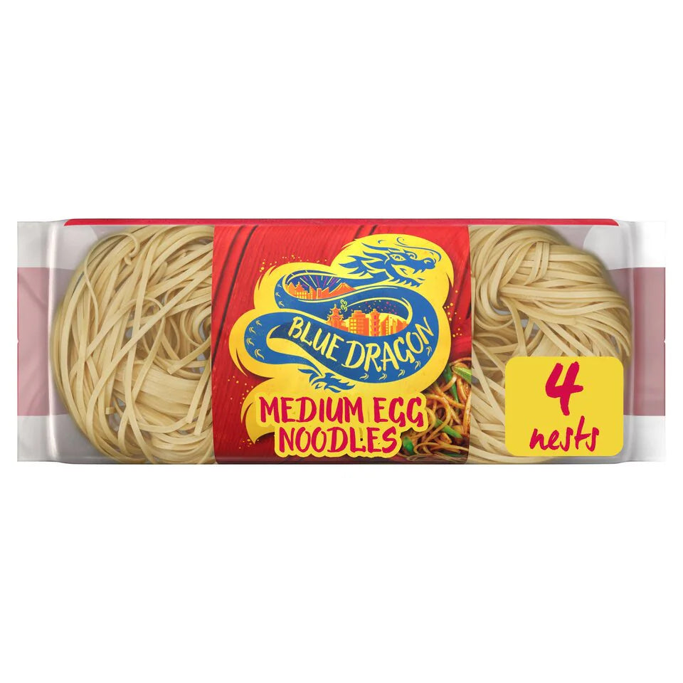WSO - Blue Dragon Medium Egg Noodles 250g 1X8