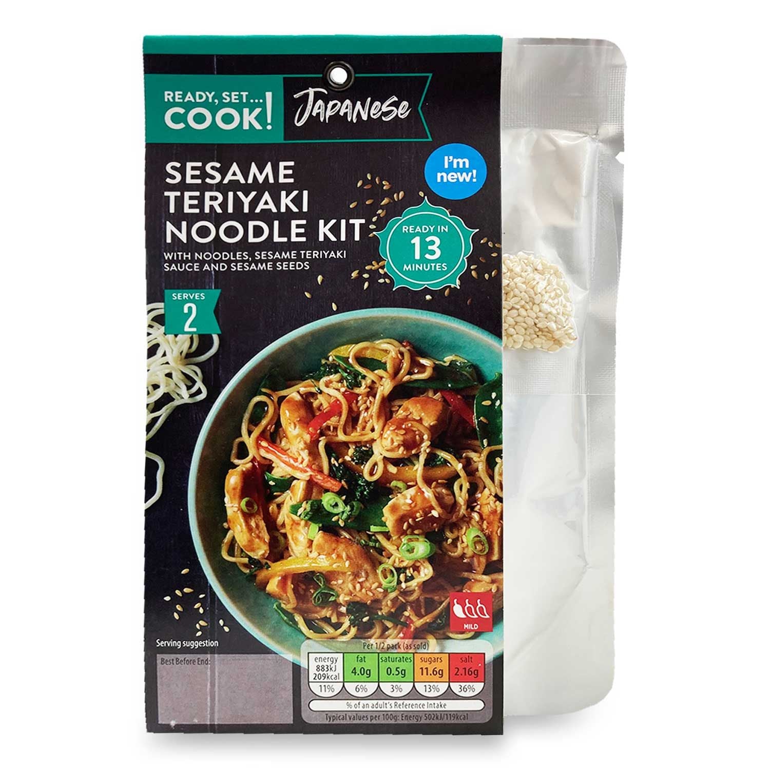 Ready, Set…Cook! Sesame Teriyaki Noodle Meal Kit 352g