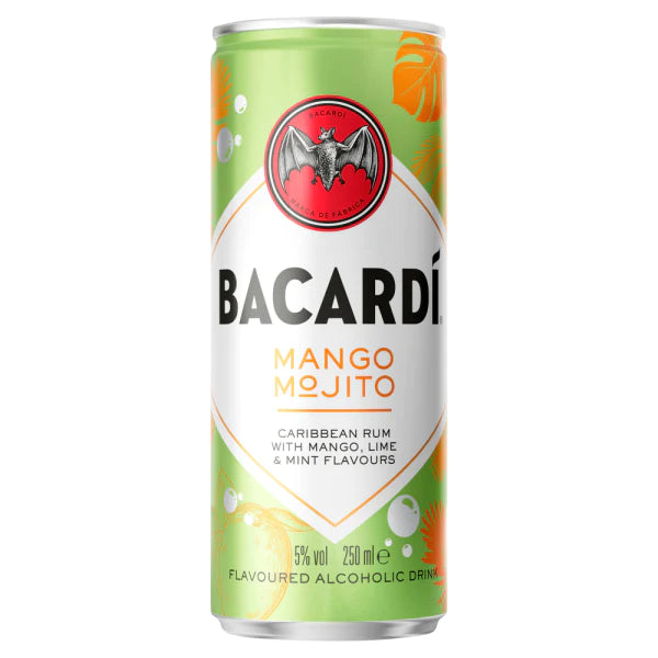 WSO - Bacardi Mango Mojito 250ml 1x12