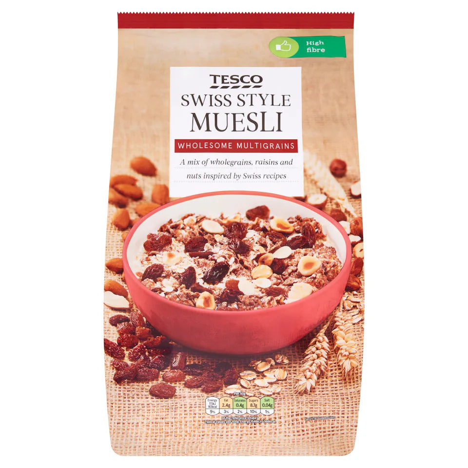 WSO - Tesco Swiss Style Muesli 1Kg 1X8