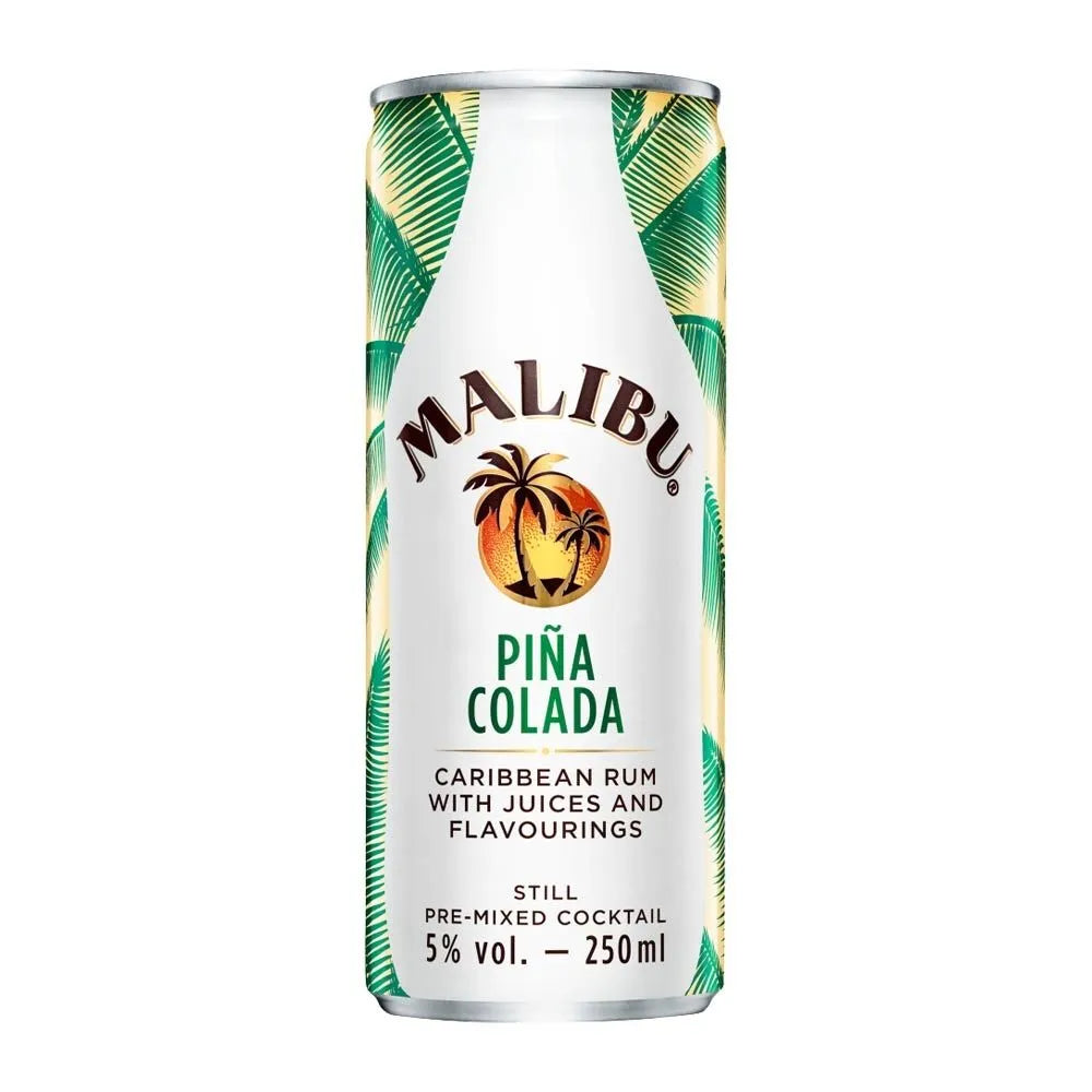 WSO -  Malibu Pina Colada Cocktail 250ml 1x12