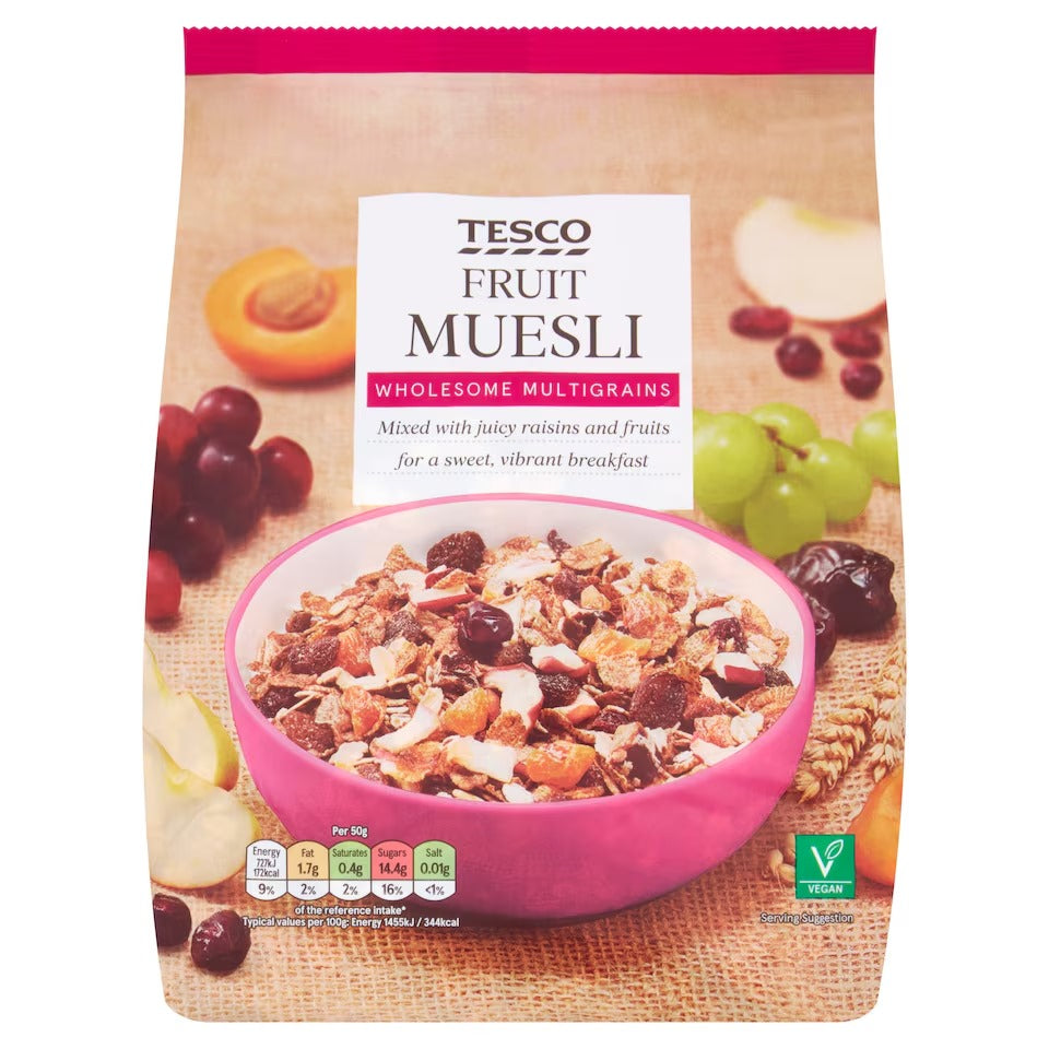 WSO - Tesco Fruit Muesli 750G 1X8