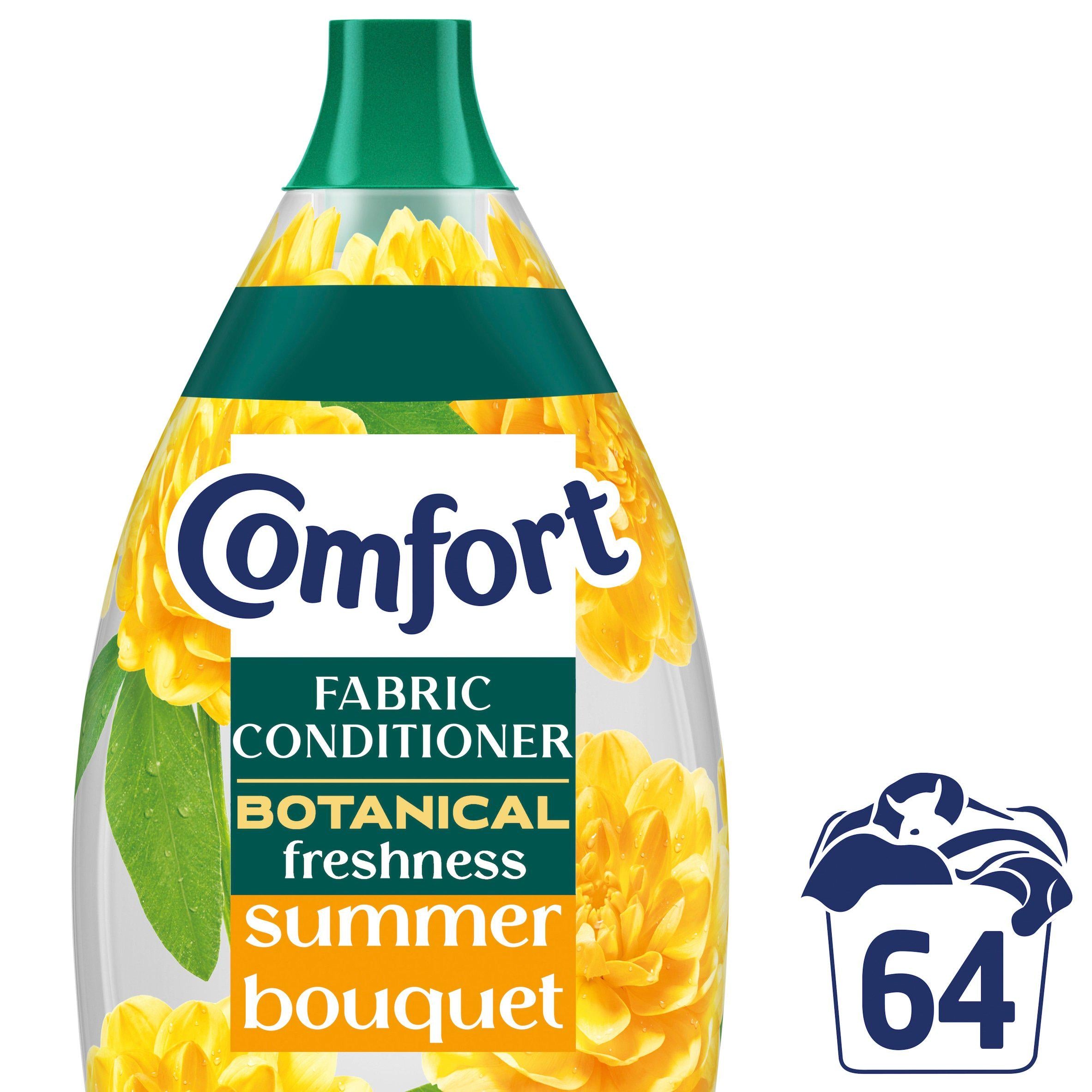 Comfort Botanical Fabric Conditioner Summer Bouquet 64 Washes 960ml