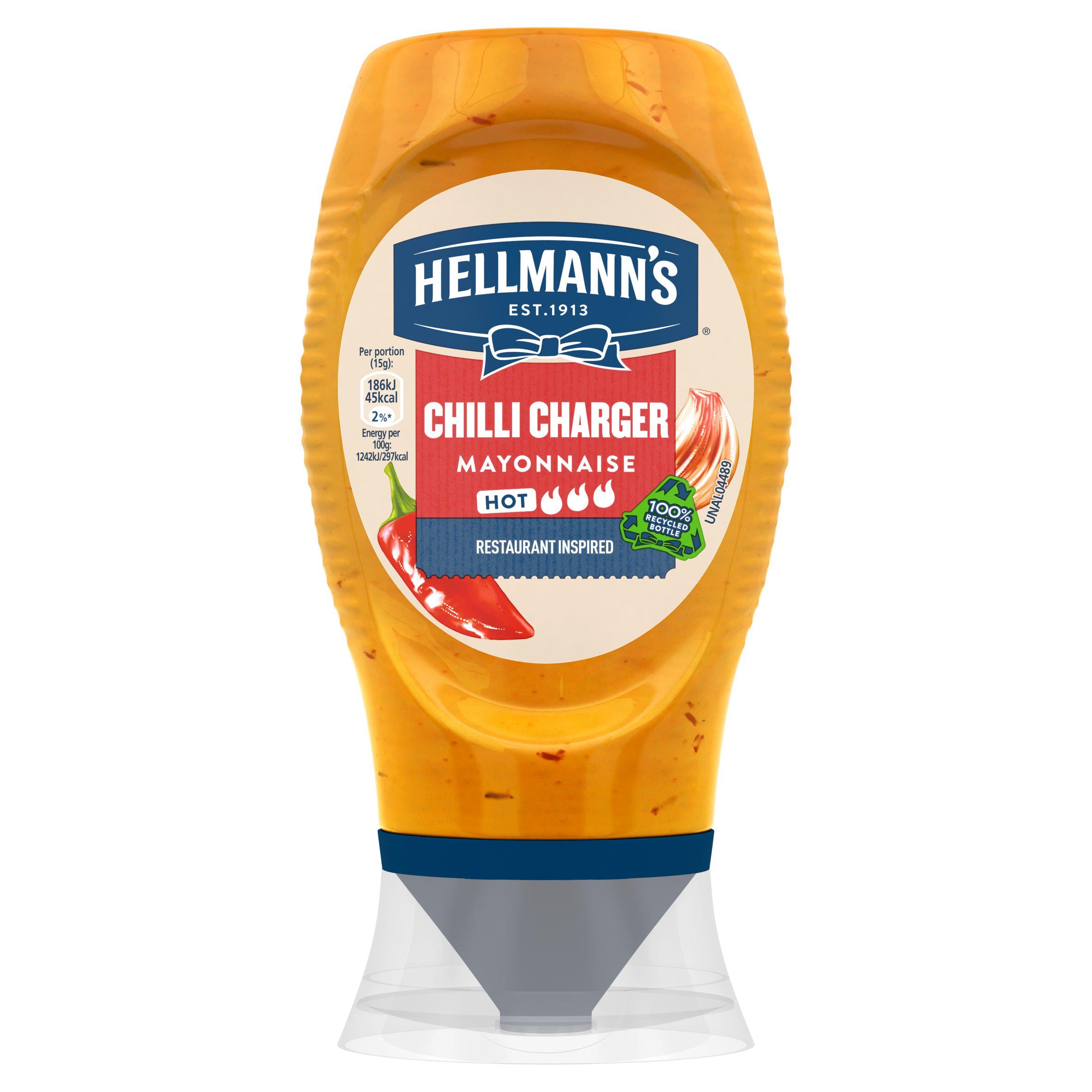 Hellmann's Squeezy Mayonnaise Chilli Charger 250ml