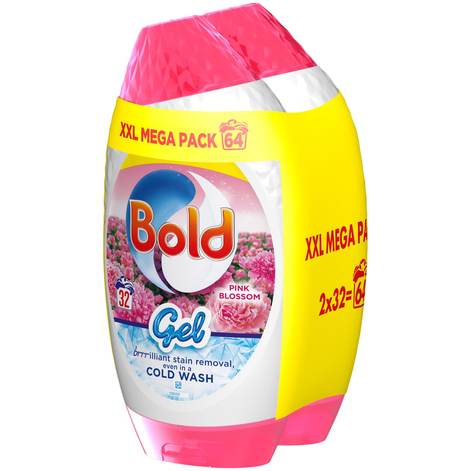 Bold Laundry Gel Mega Pack 64W - Pink Blossom