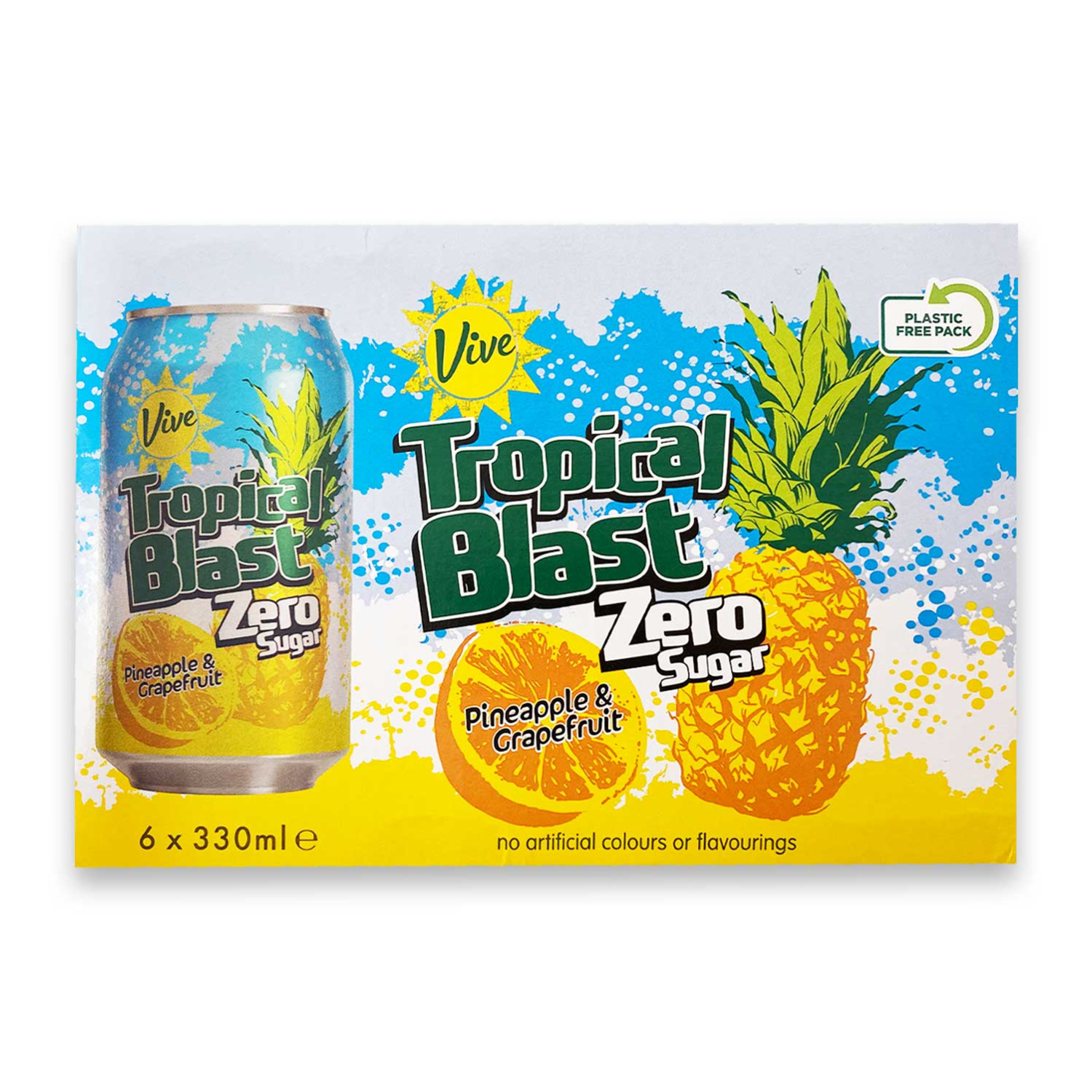 WSO - Vive Multipack Tropical Blast Zero (6x4x330ml)