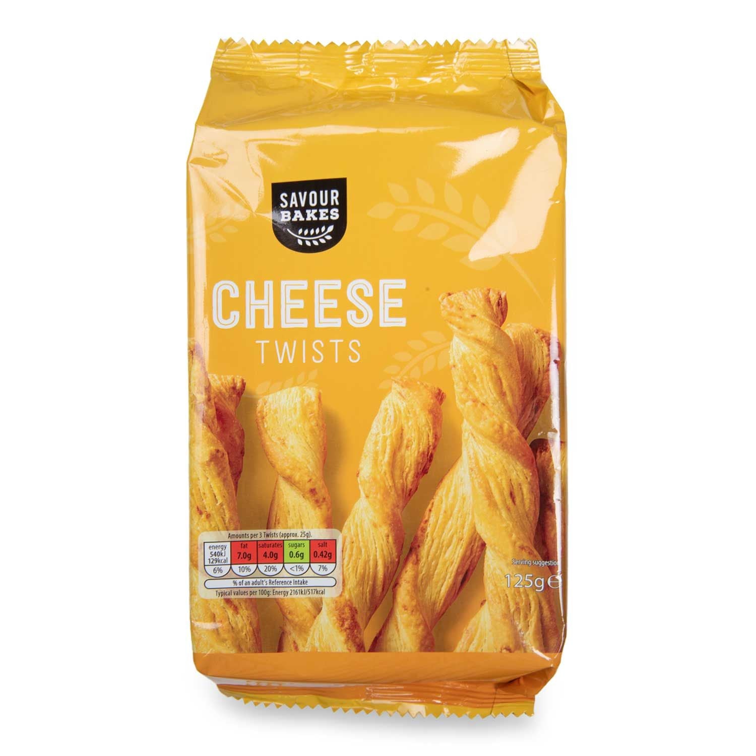 WSO - Savour Bakes Cheese Twists 125g 1x12