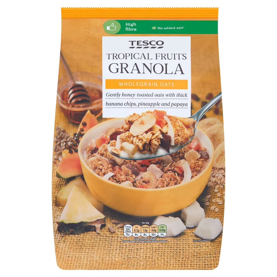 WSO - Tesco Tropical Fruits Granola 1Kg 1X8