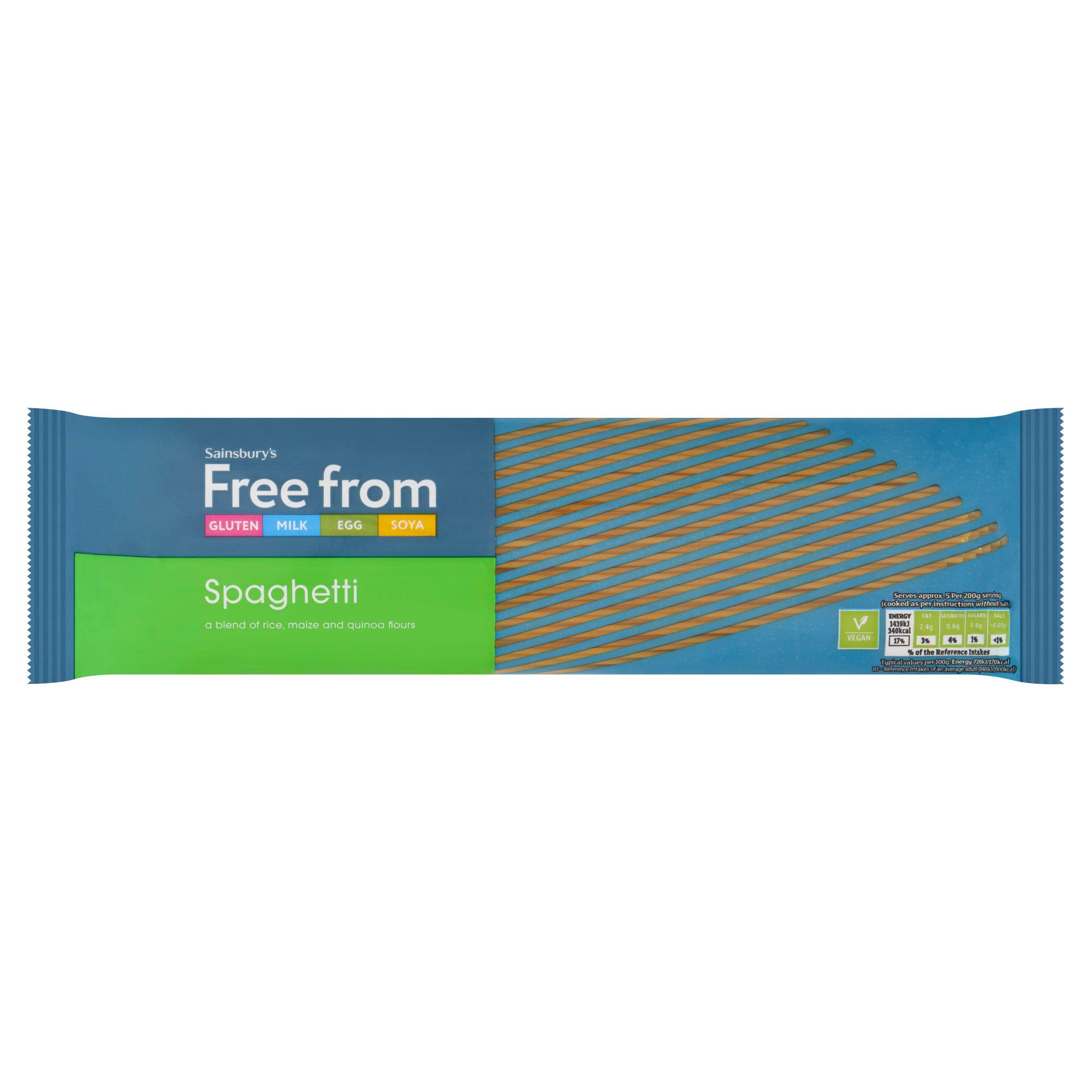 WSO -  Sainsbury's Deliciously Free From Spaghetti 500g 1x12