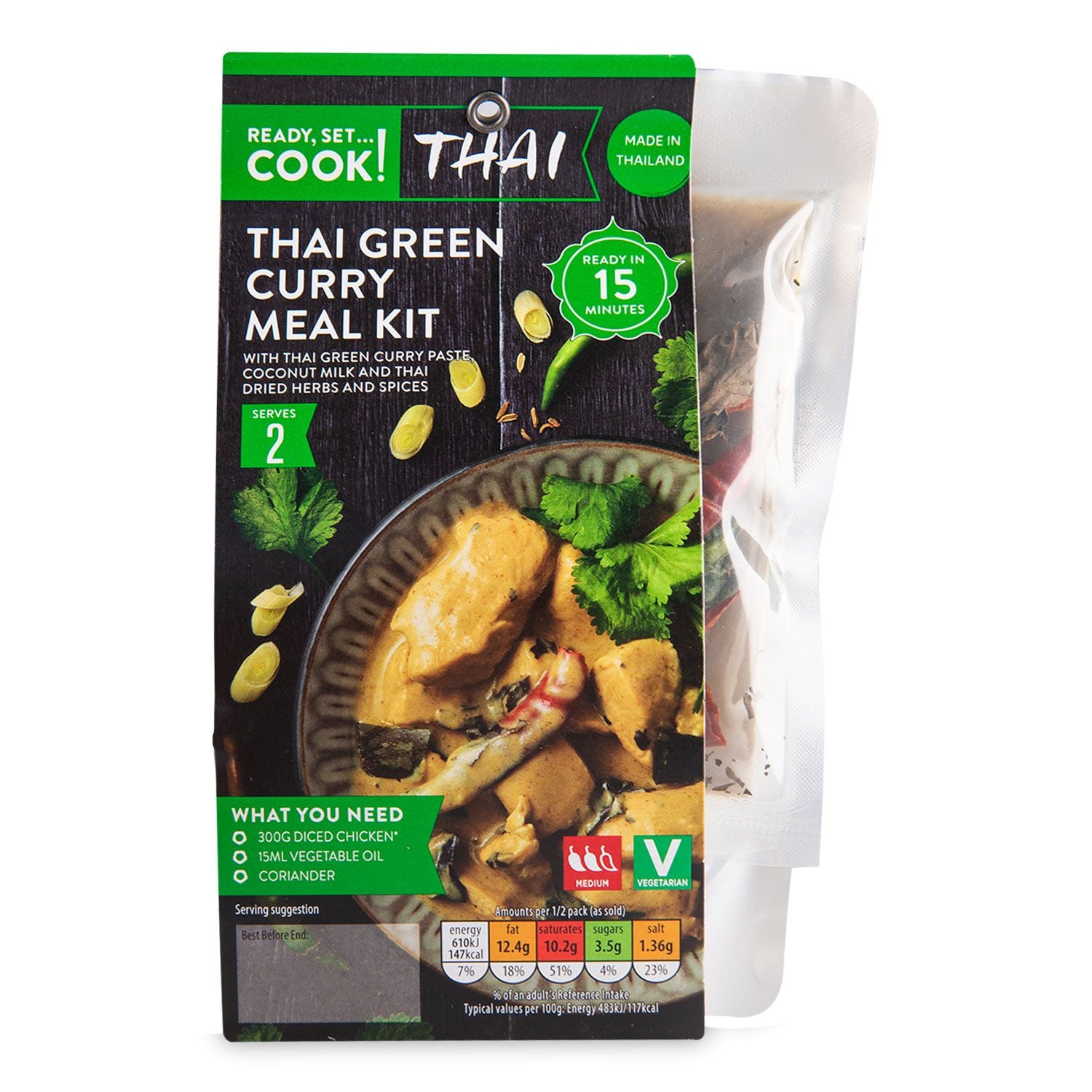 Ready, Set…Cook! Thai Green Curry Kit 253g
