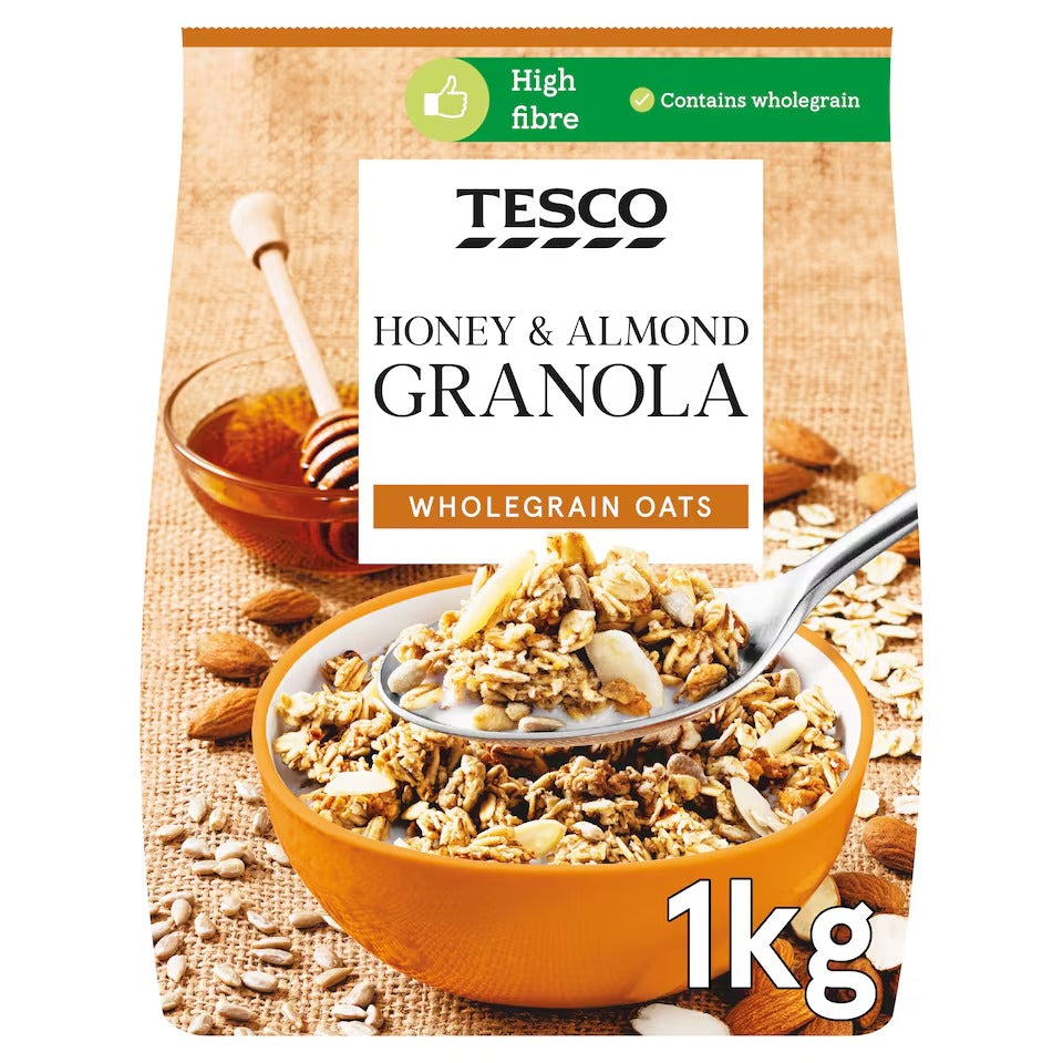 WSO - Tesco Honey & Almond Granola 1Kg 1x8