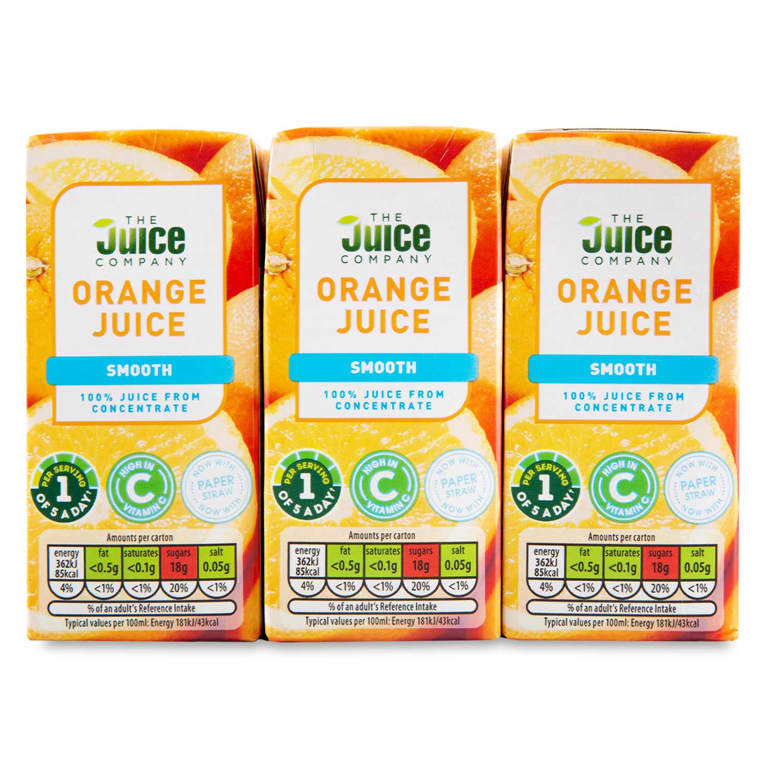 The Juice Company Smooth Orange Juice 200ml