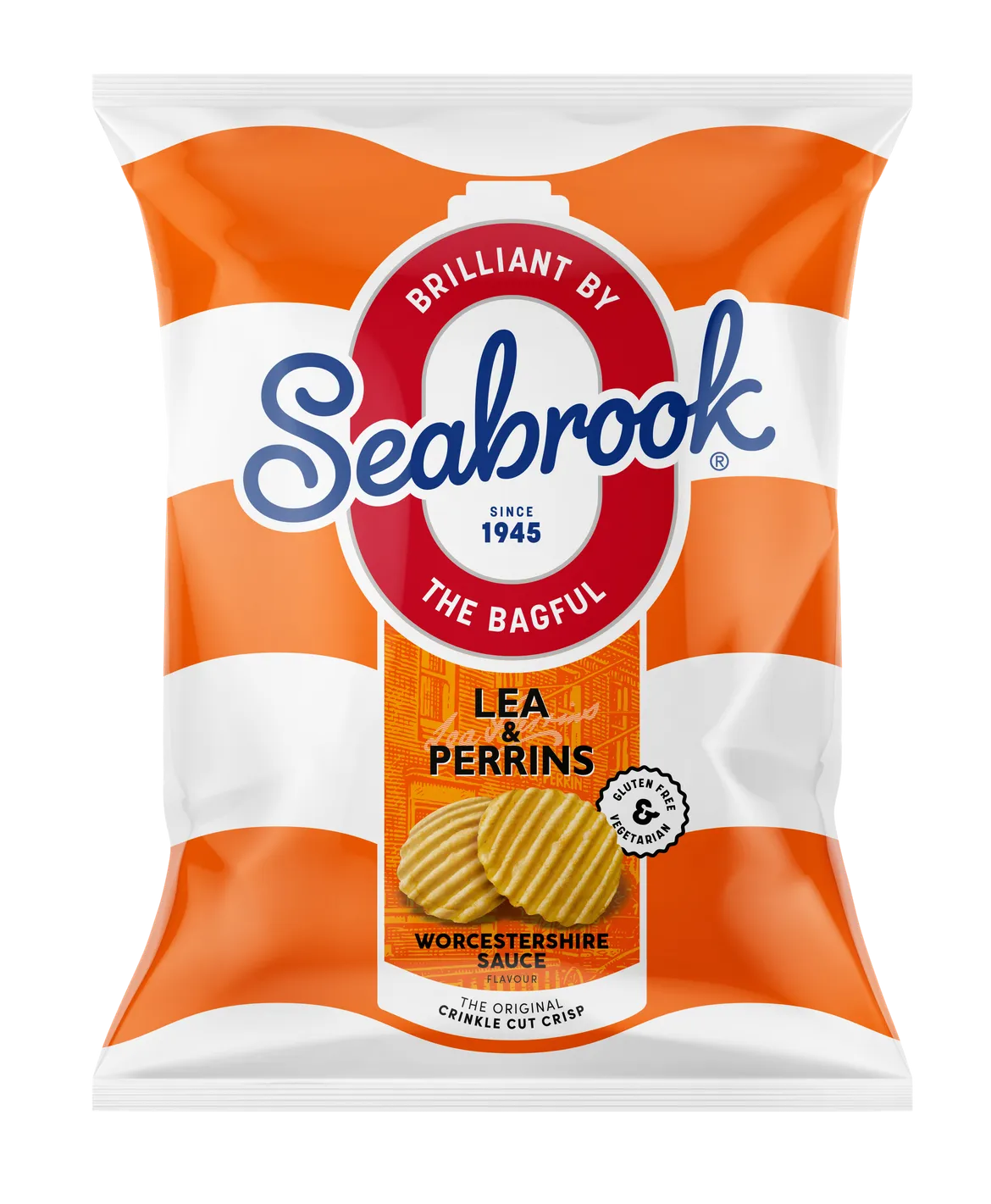 WSO - Seabrook Crinkle Cut Crisps Lea & Perrins Worcester Sauce 31.8g