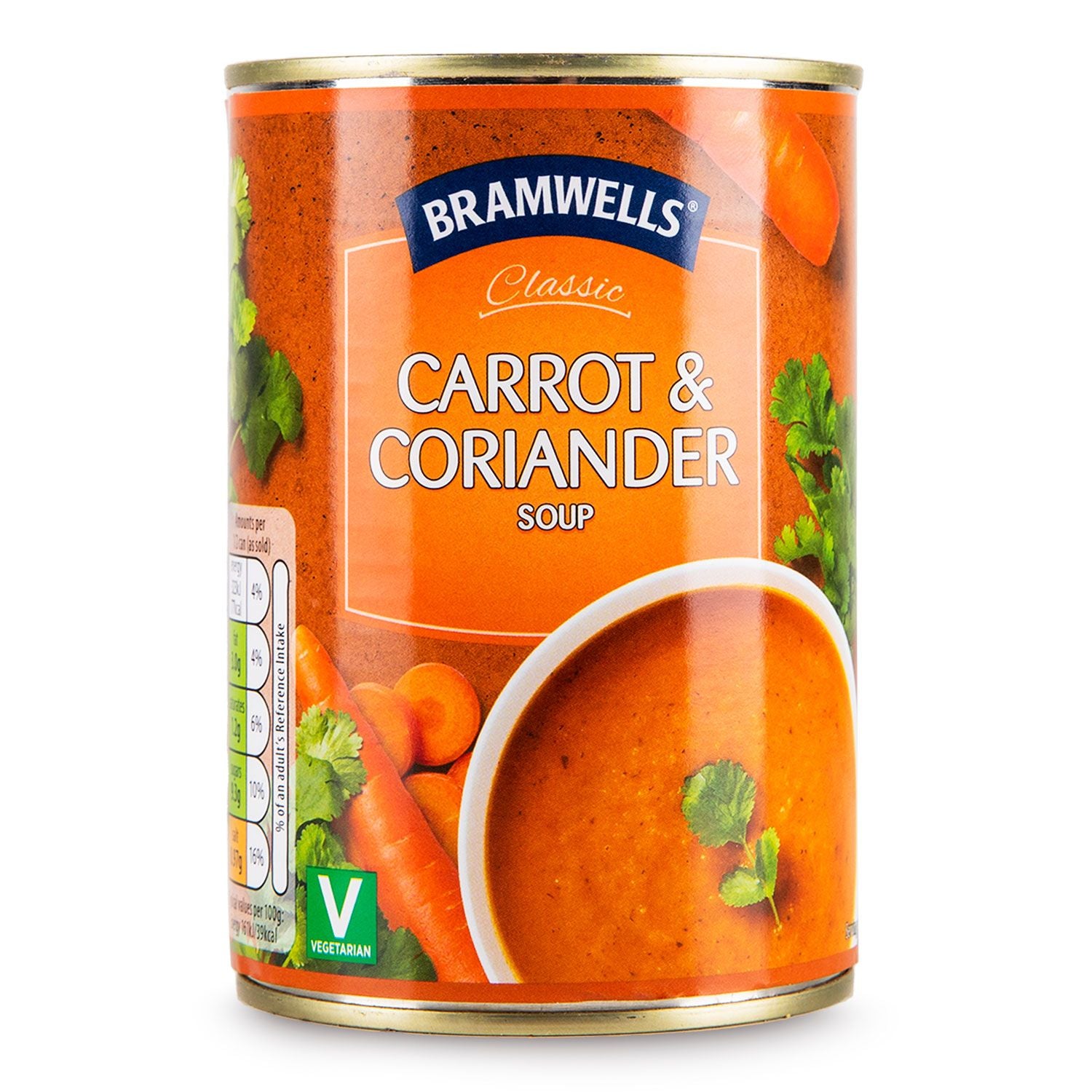 Bramwells Creations Carrot & Coriander Soup 400g