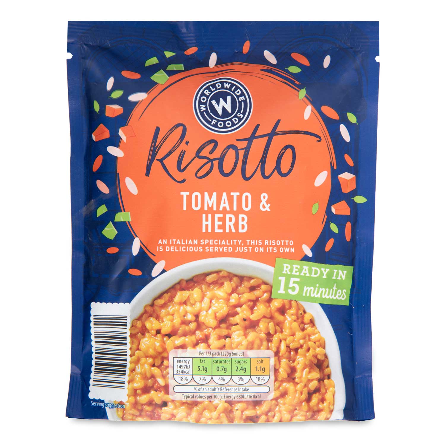 Worldwide Foods Tomato & Herb Risotto 200g