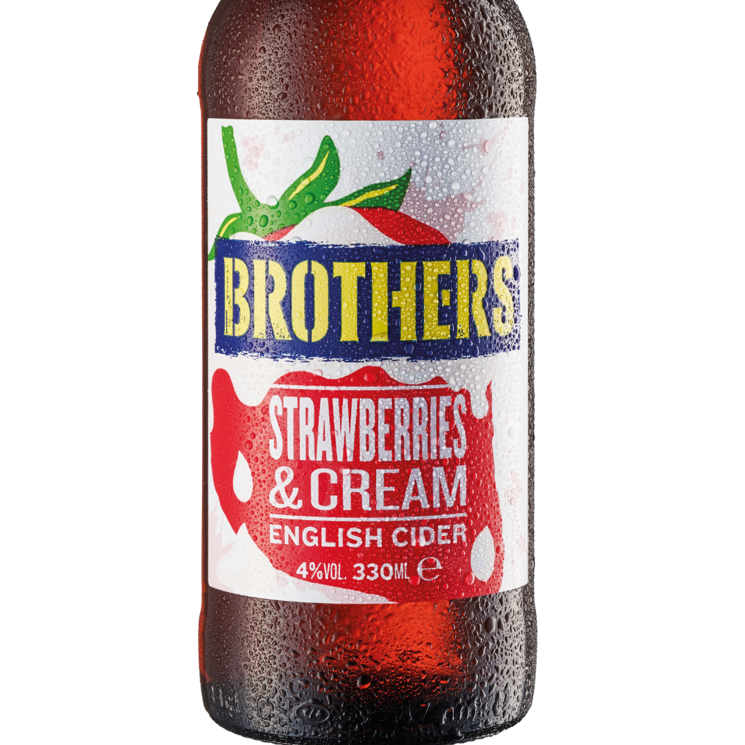 Brothers Strawberries & Cream Cider Bottle 330ml