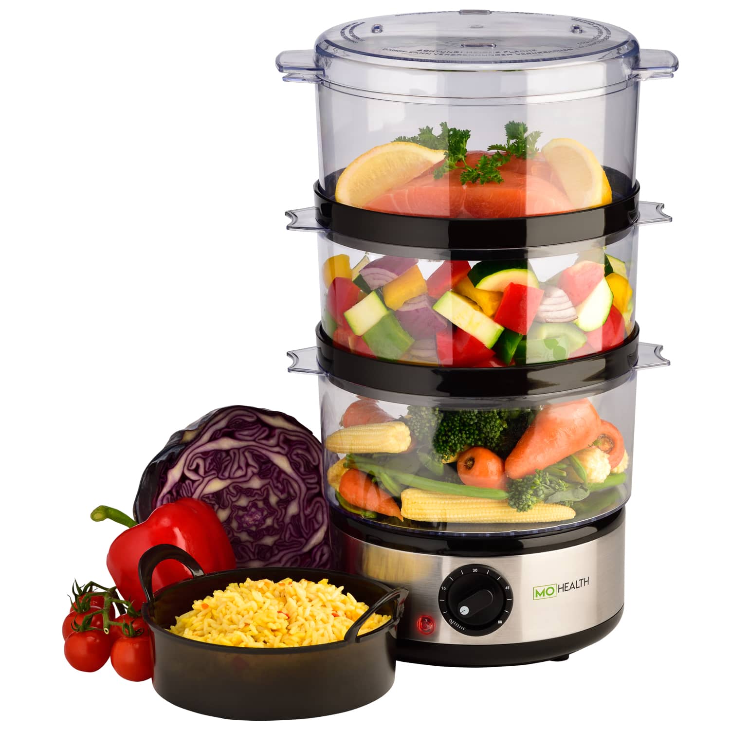 Mo Health 3 Tier Steamer