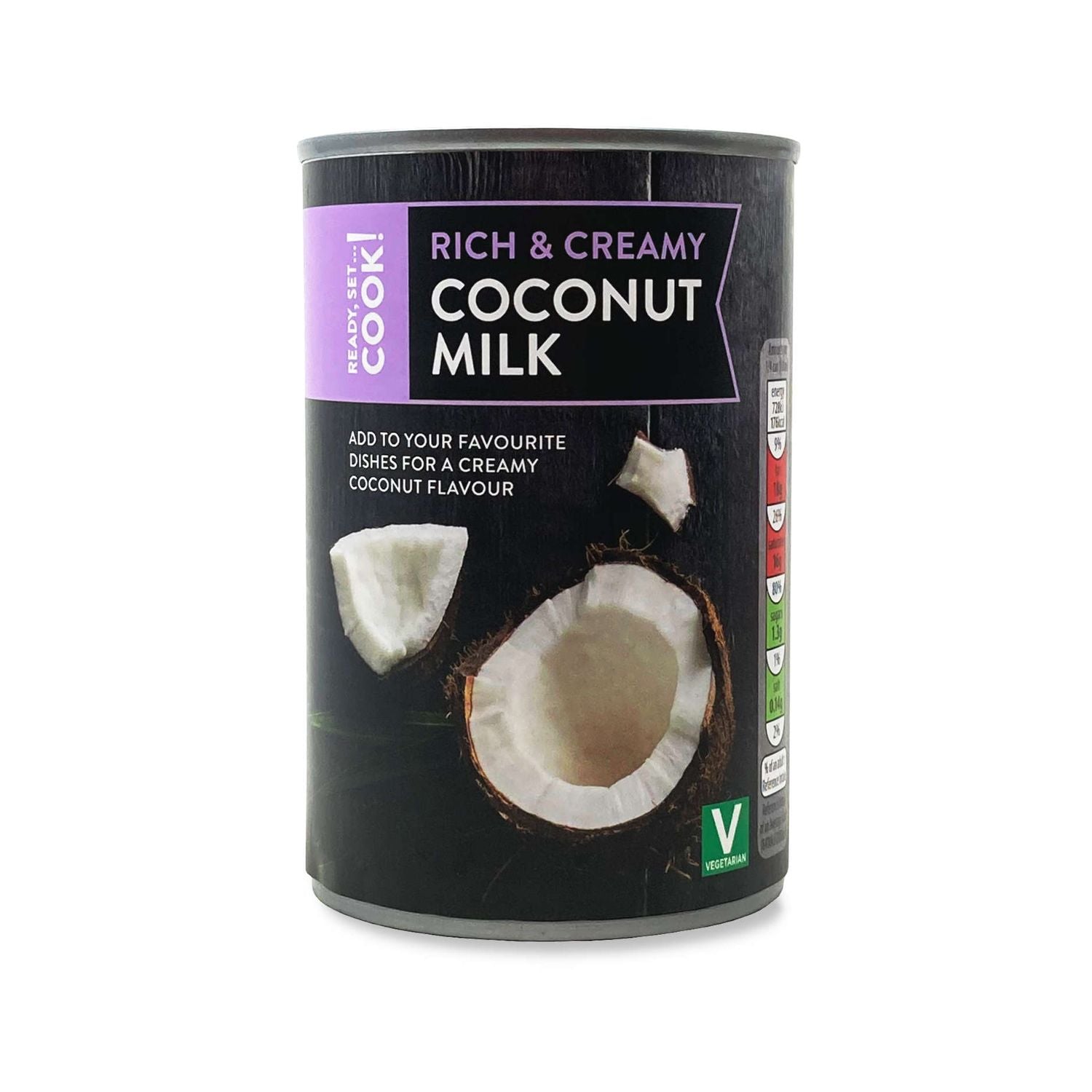 WSO -  Ready,Set Cook! Rich & Creamy Coconut Milk 400ml 1X6