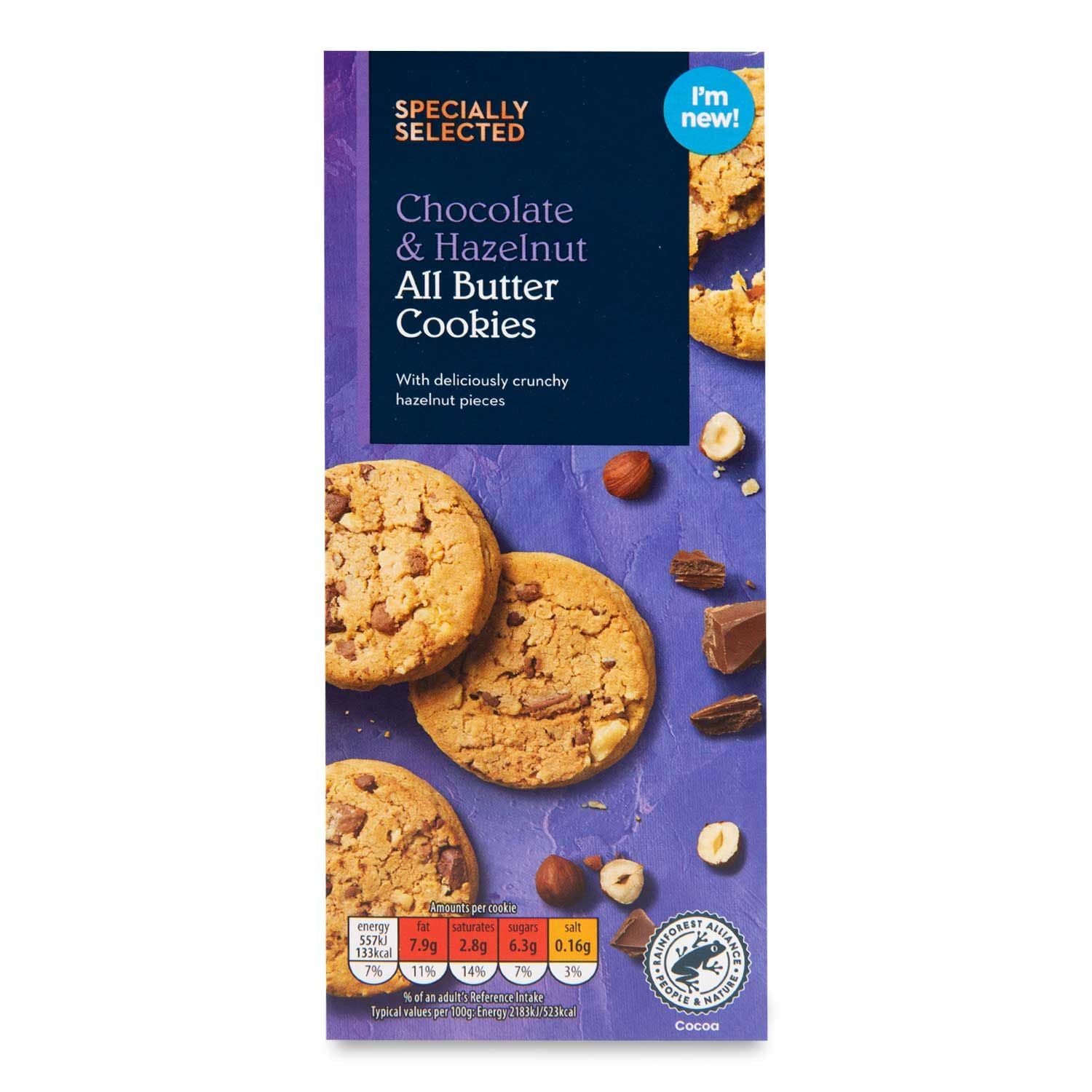 Specially Selected - Chocolate & Hazelnut All Butter Cookies 200g