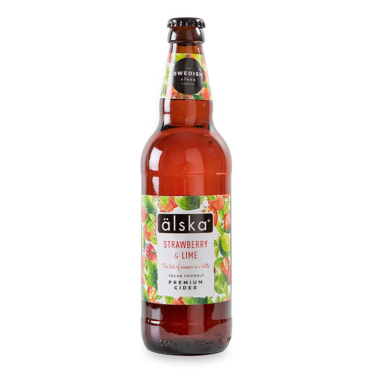 Alska Fruit Cider - Strawberry & Lime 500ml