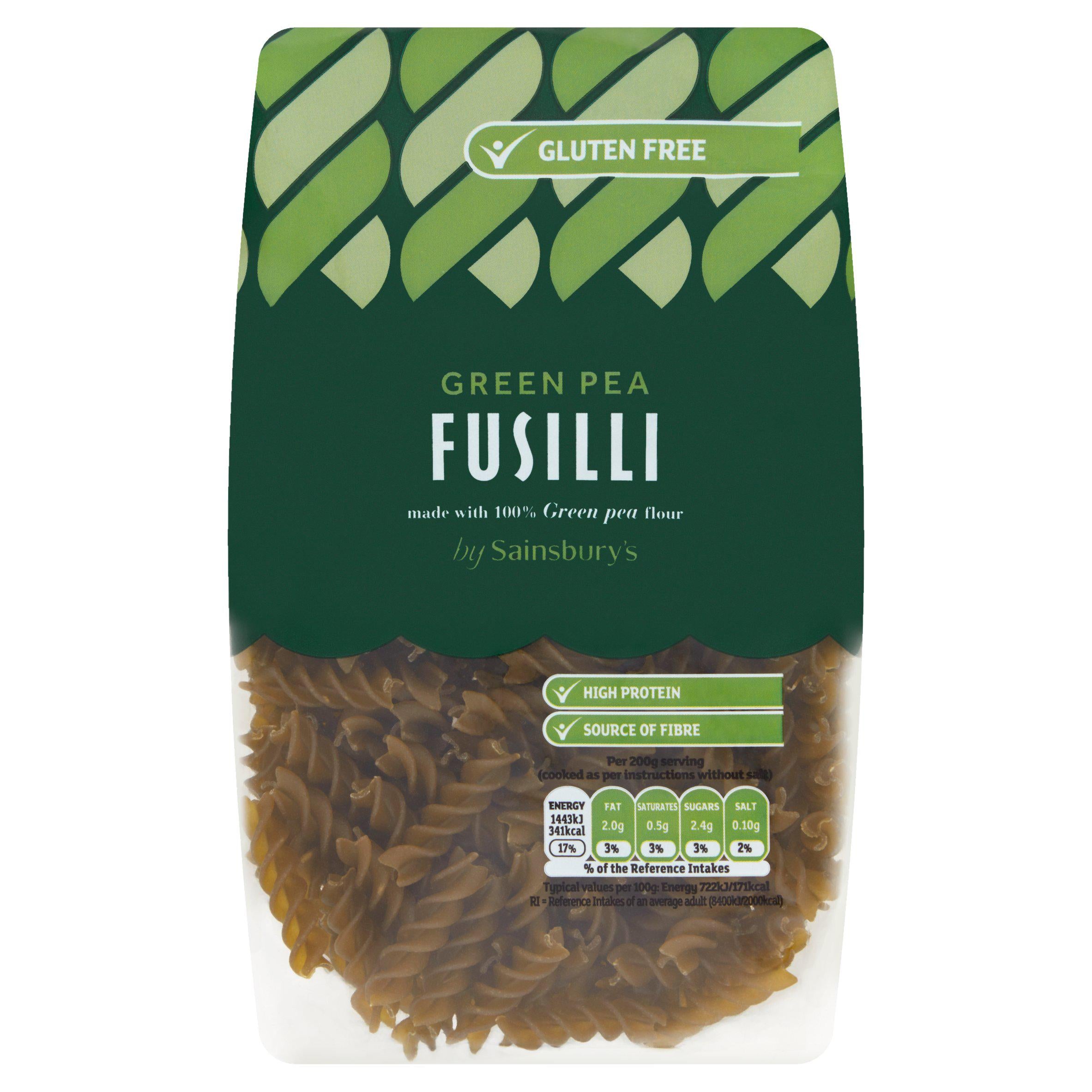 Sainsbury's Green Pea Fusilli 250g