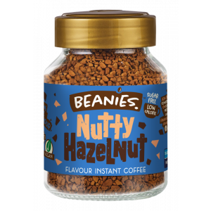 WSO - Beanies Nutty Hazelnut DECAF Flavour Instant Coffee 50g (6x50g)