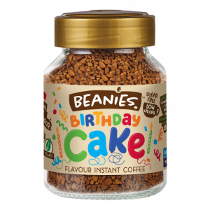 Beanies Birthday Cake Flavour Instant Coffee 50g