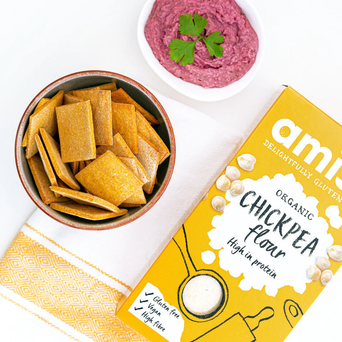 Amisa GLUTEN FREE CHICKPEA FLOUR (FINE MILLED) 400g