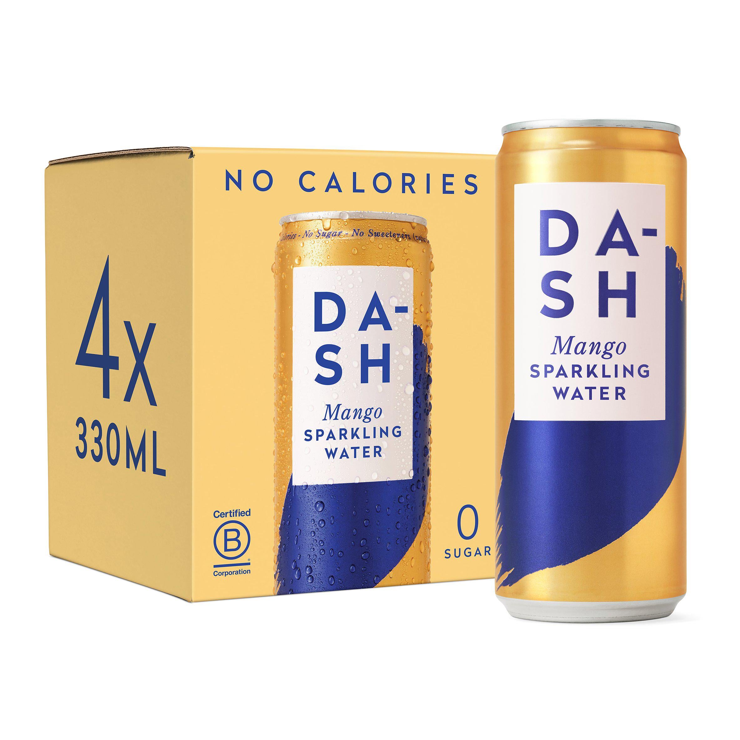 Dash Water Mango Infused Sparkling Water 330ml