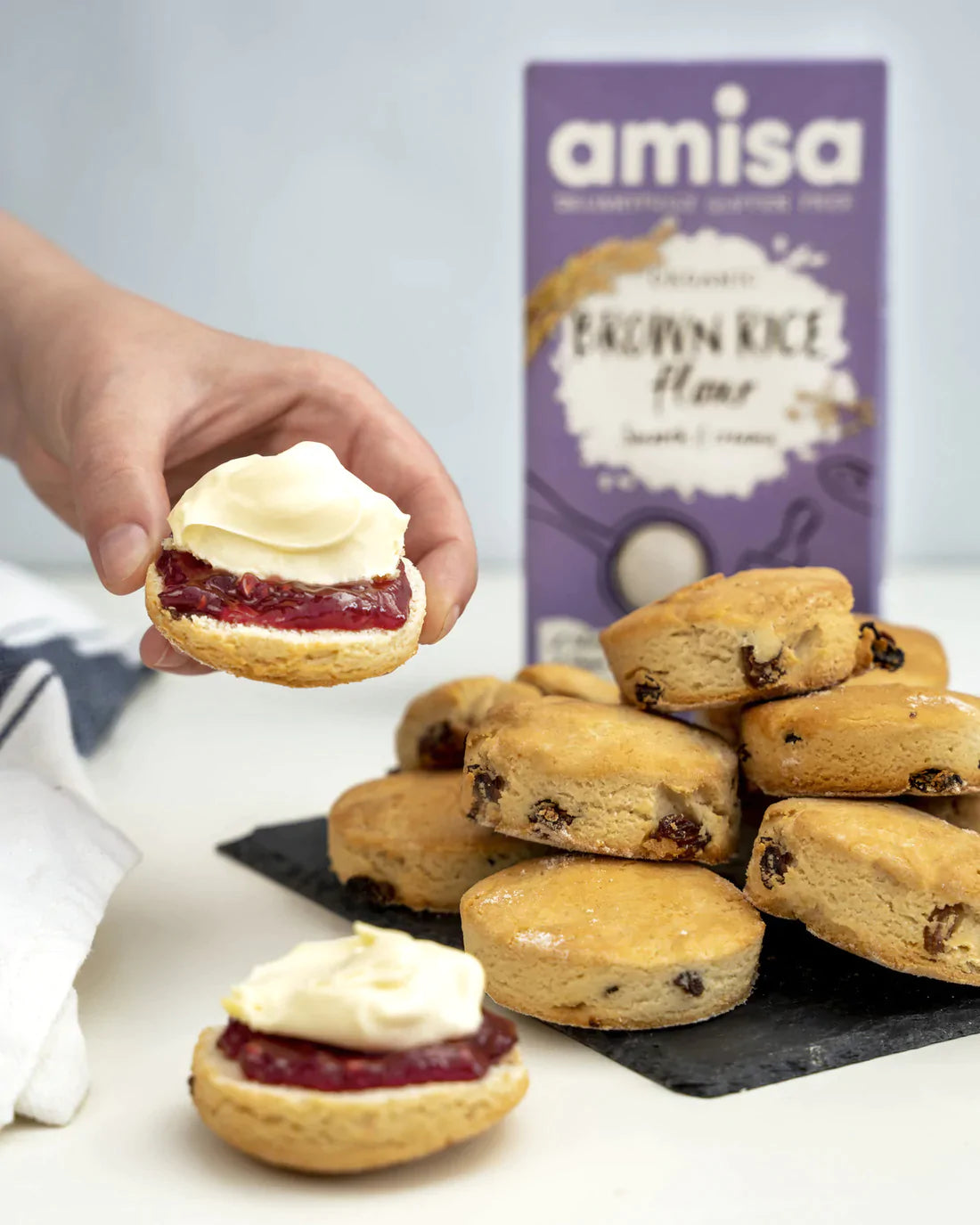 WSO - Amisa GLUTEN FREE BROWN RICE FLOUR (FINE MILLED) 6x500g