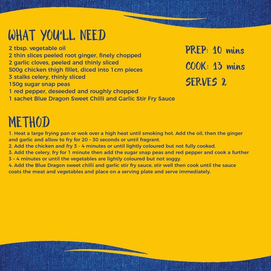 Blue Dragon Sweet Chilli & Garlic Sachets 120g
