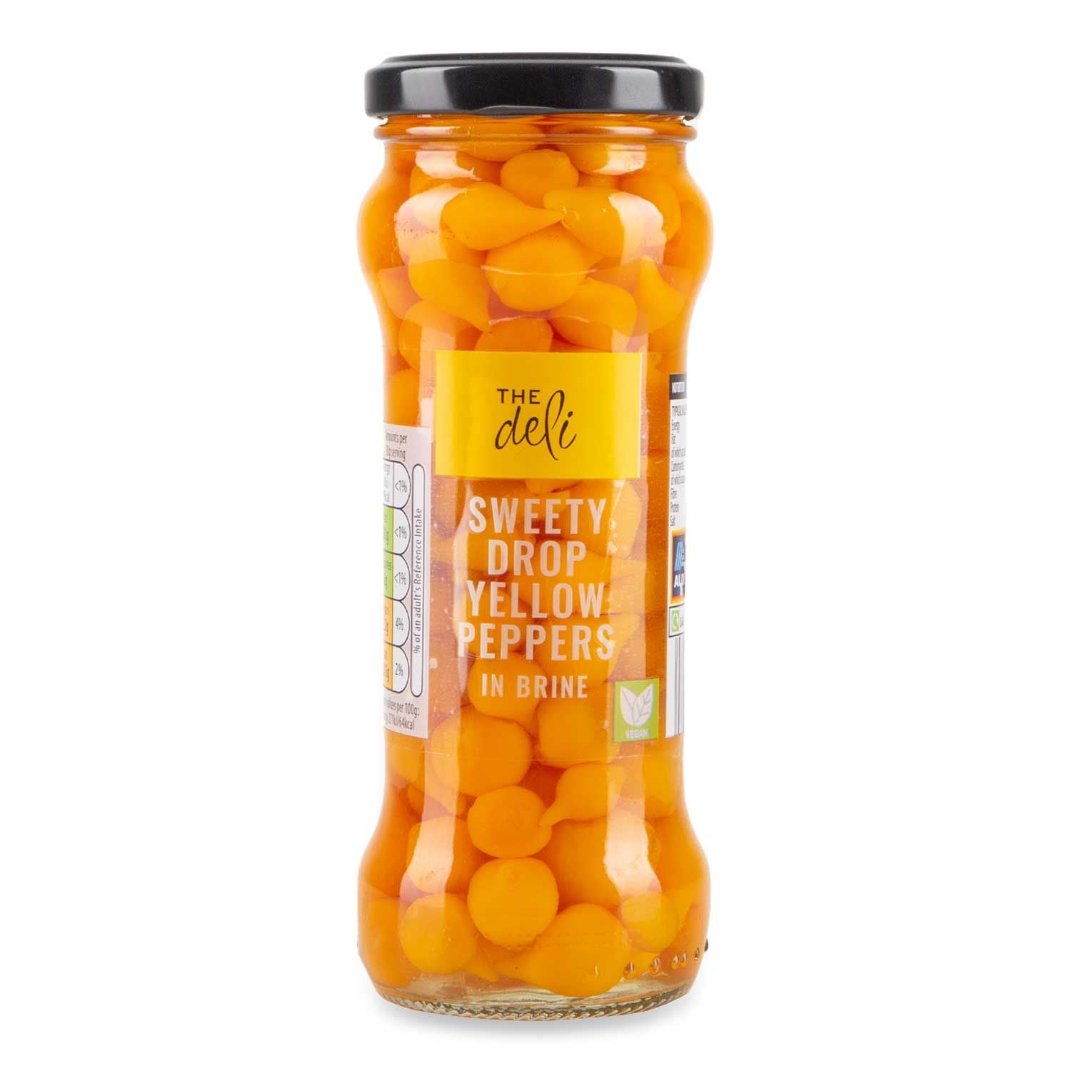 The Deli Sweety Drop Yellow Peppers In Brine 235g (150g Drained)