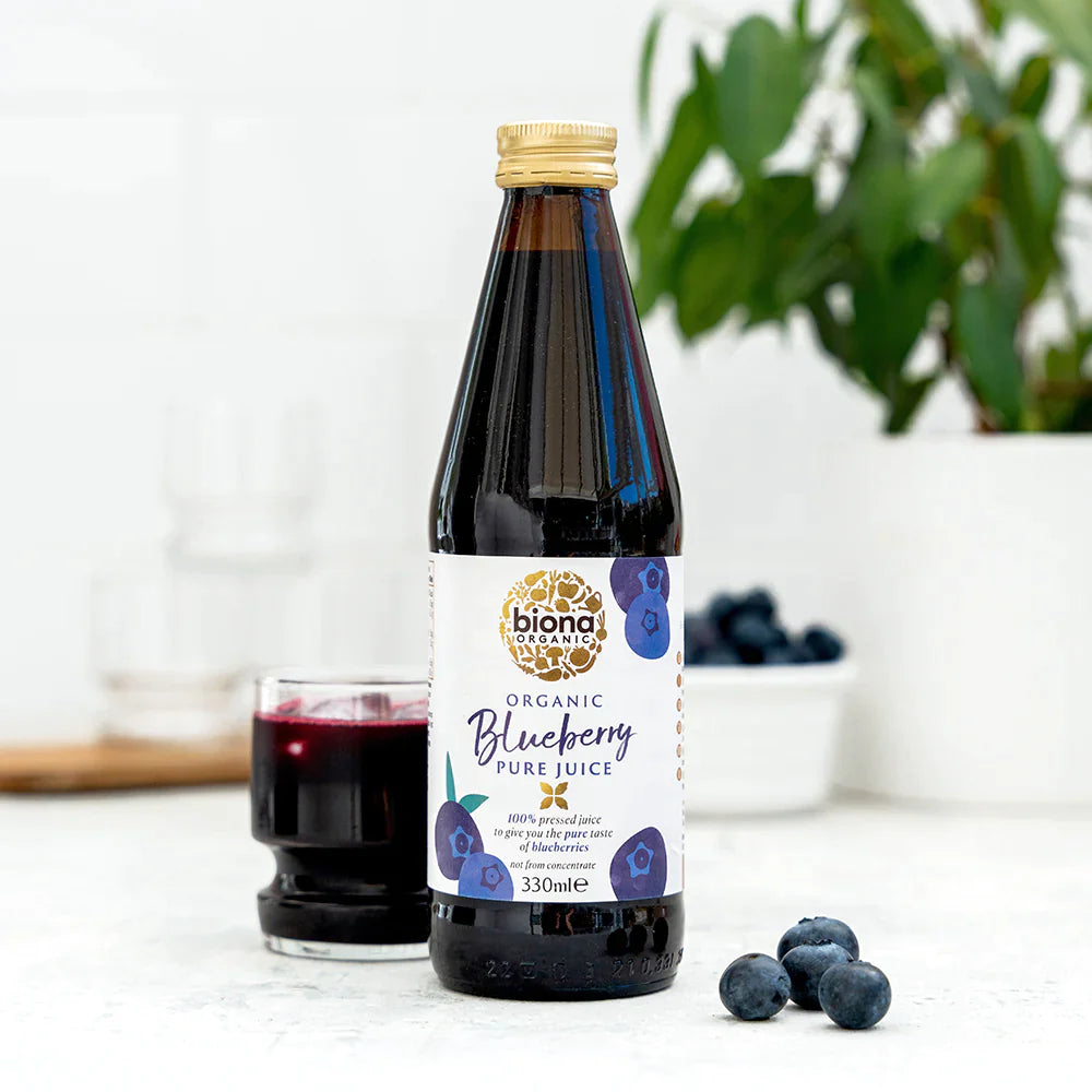 WSO - Biona Organic BLUEBERRY JUICE 330ml 1x6