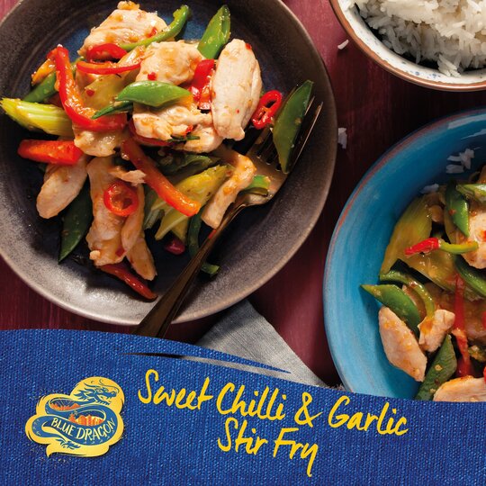 WSO - Blue Dragon Sweet Chilli & Garlic Sachets 12x120g