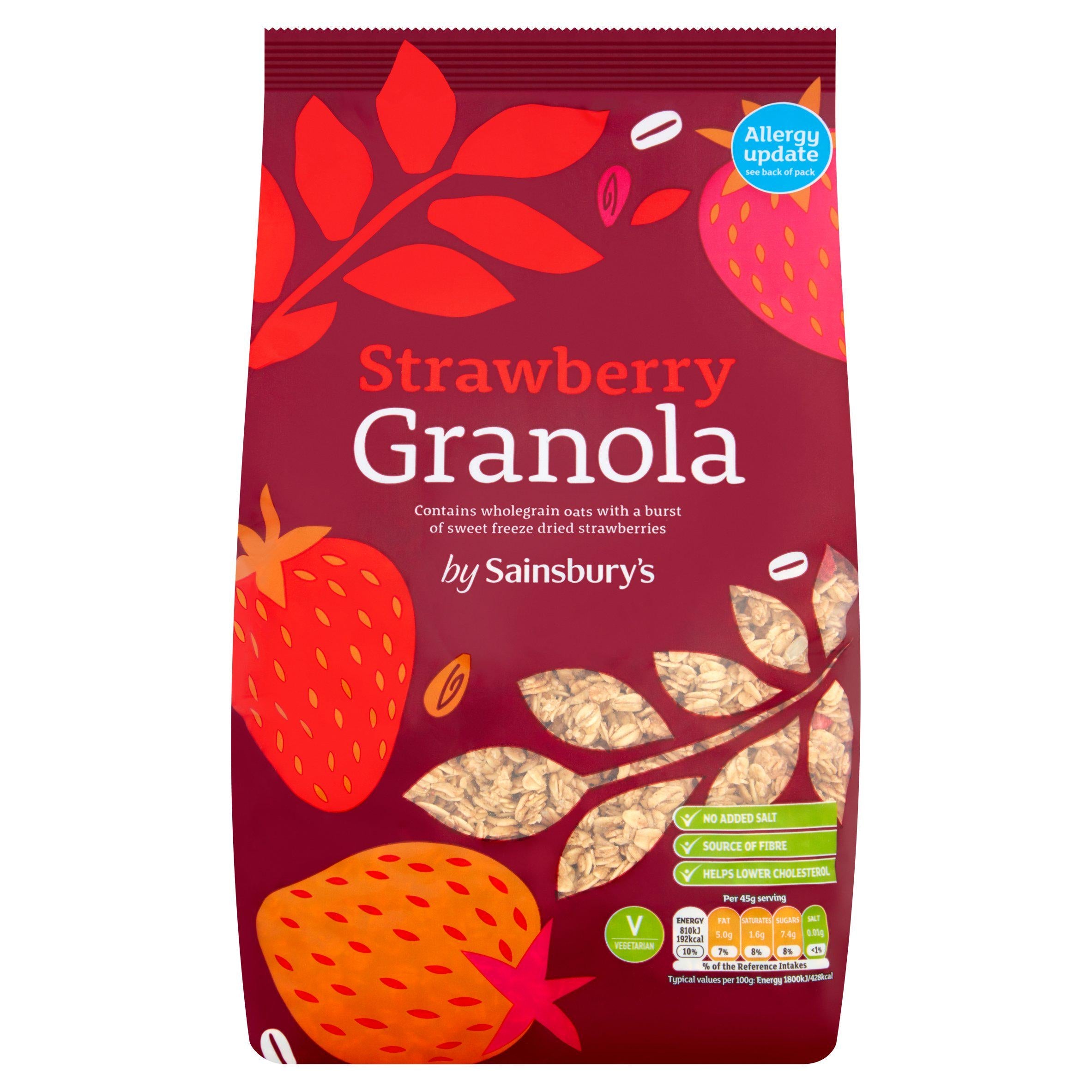 WSO -  Sainsbury's Granola, Strawberry 1kg 1x8