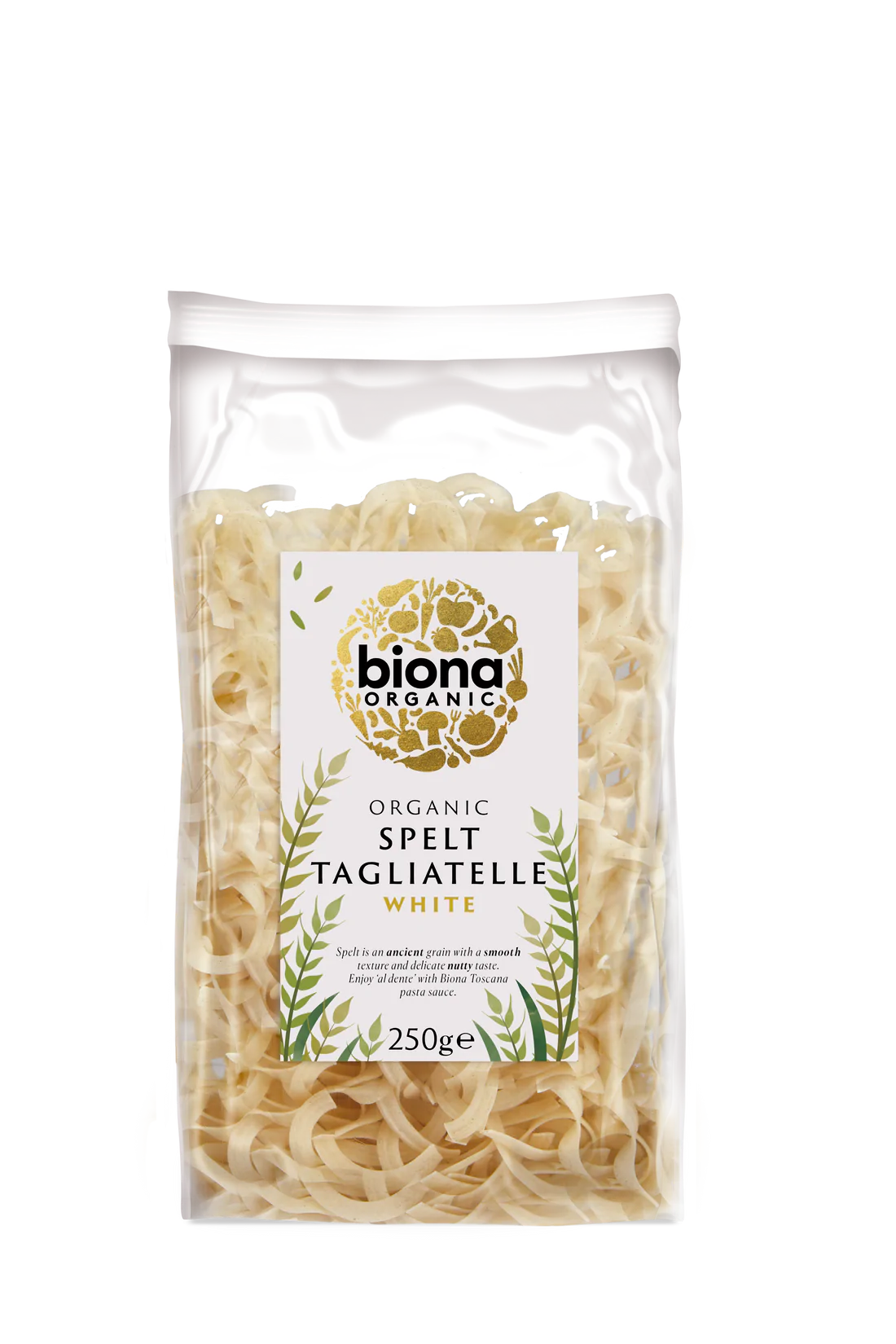 WSO - Biona Organic WHITE SPELT TAGLIATELLE 250g 1x12