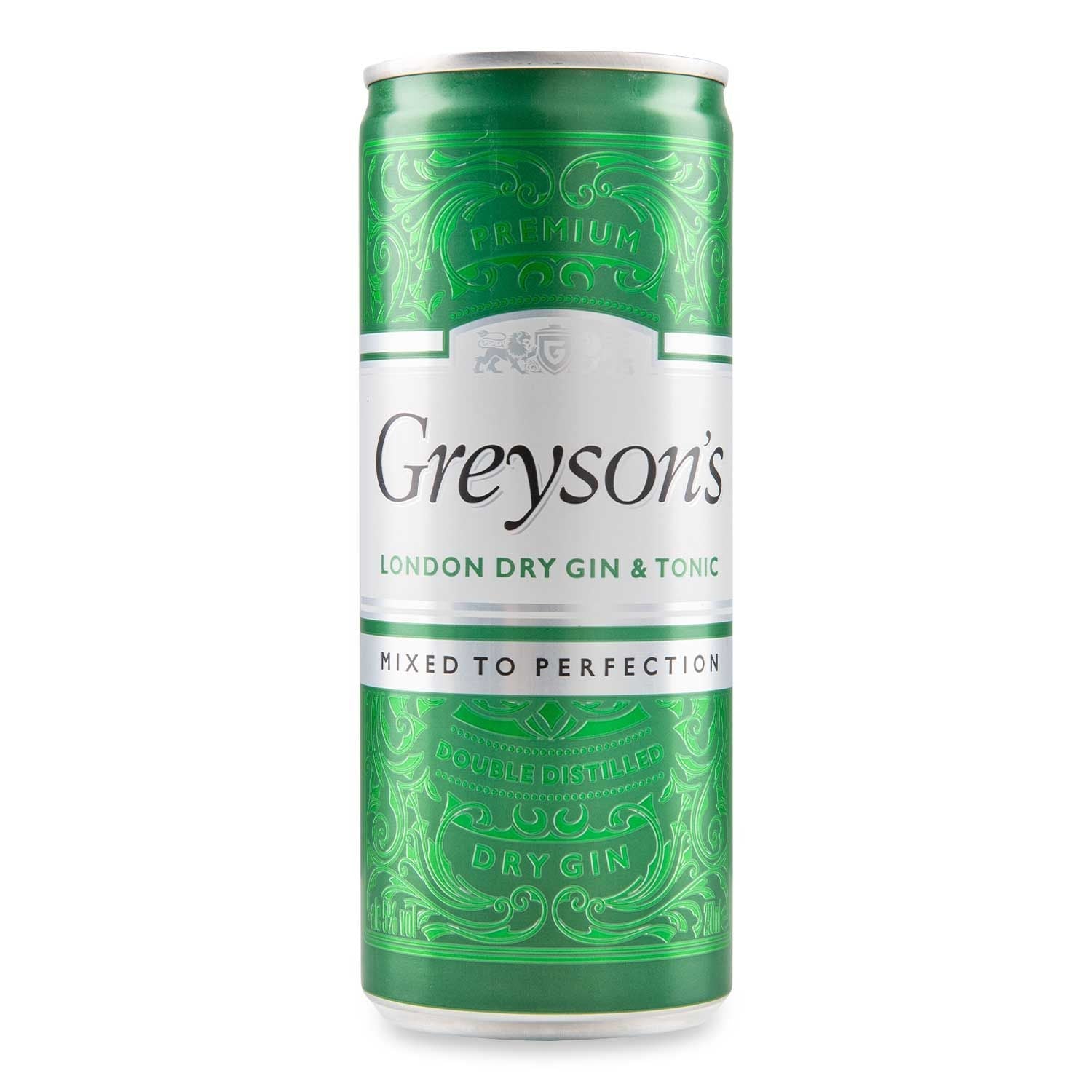 WSO - Greyson's London Dry Gin & Tonic 250ml 1x12