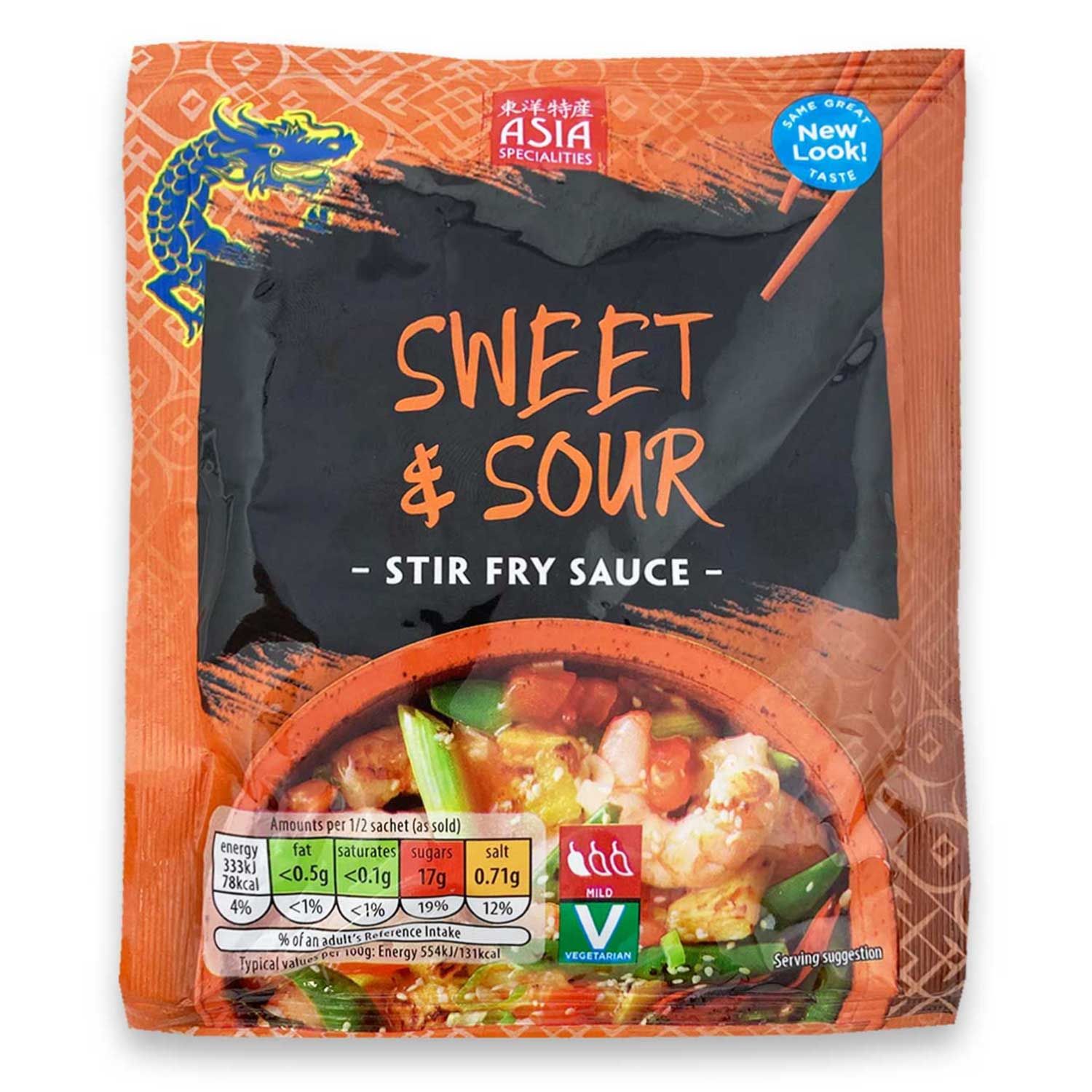 WSO - Asia Specialities Sweet & Sour Stir Fry Sauce 120g 1X12