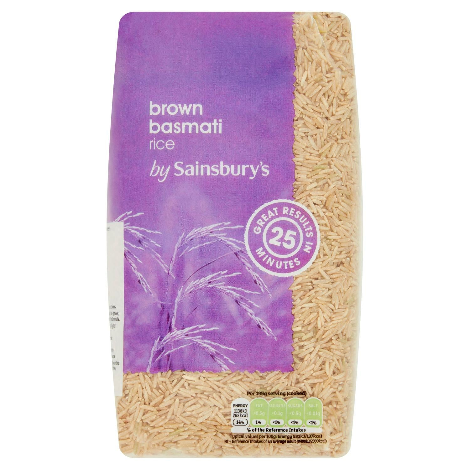 Sainsbury's Brown Basmati Rice 1kg