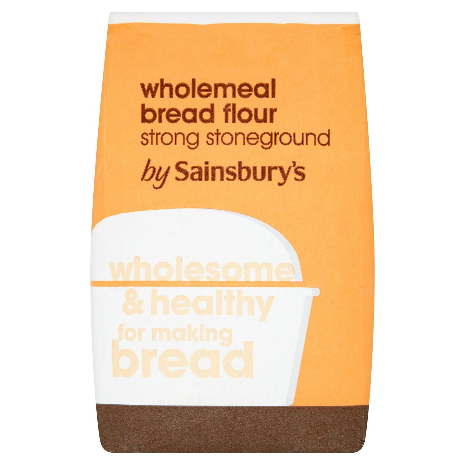 Sainsbury's Strong Stoneground 100% Wholemeal Flour 1.5kg