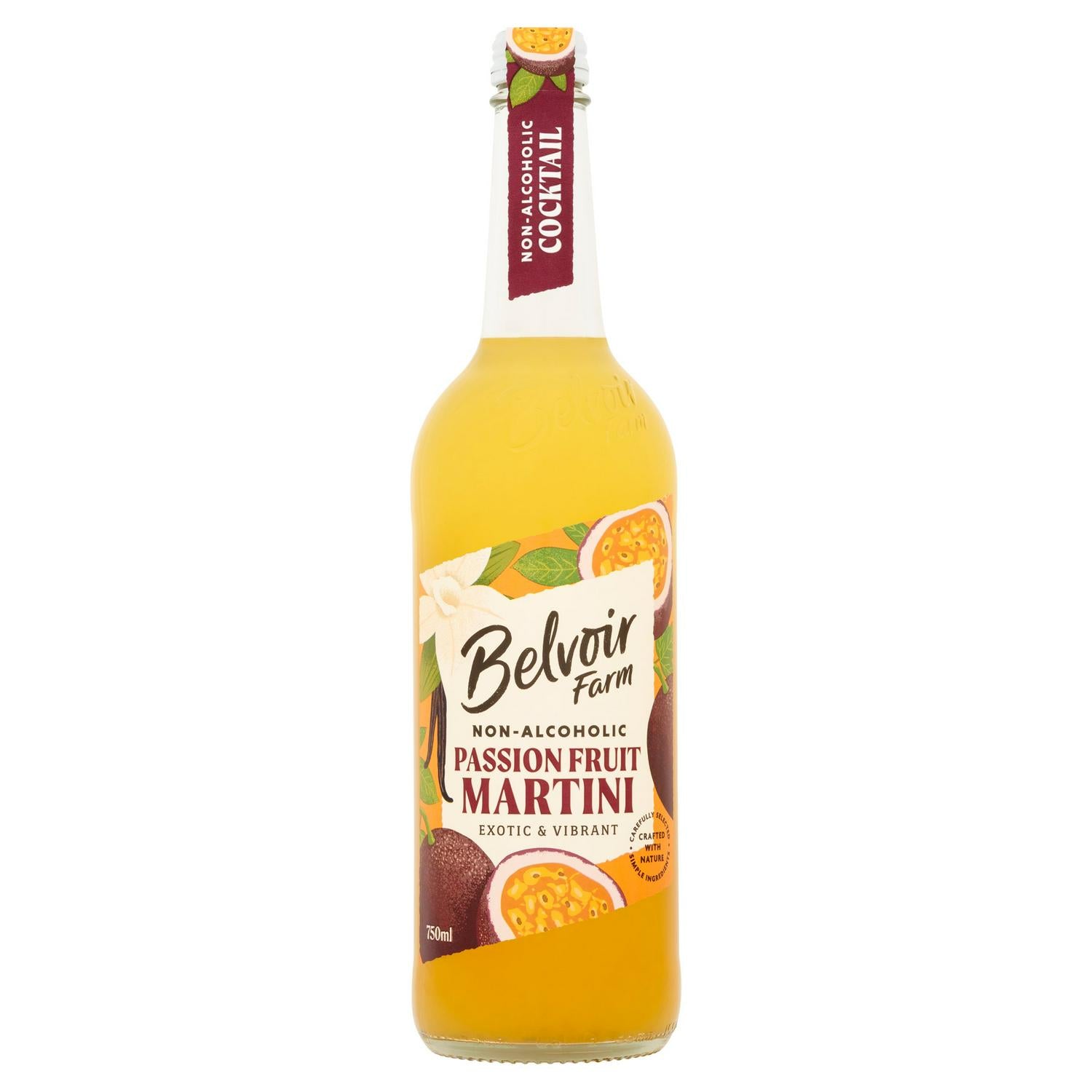 Belvoir Alcohol Free Passion Fruit Martini 750ml