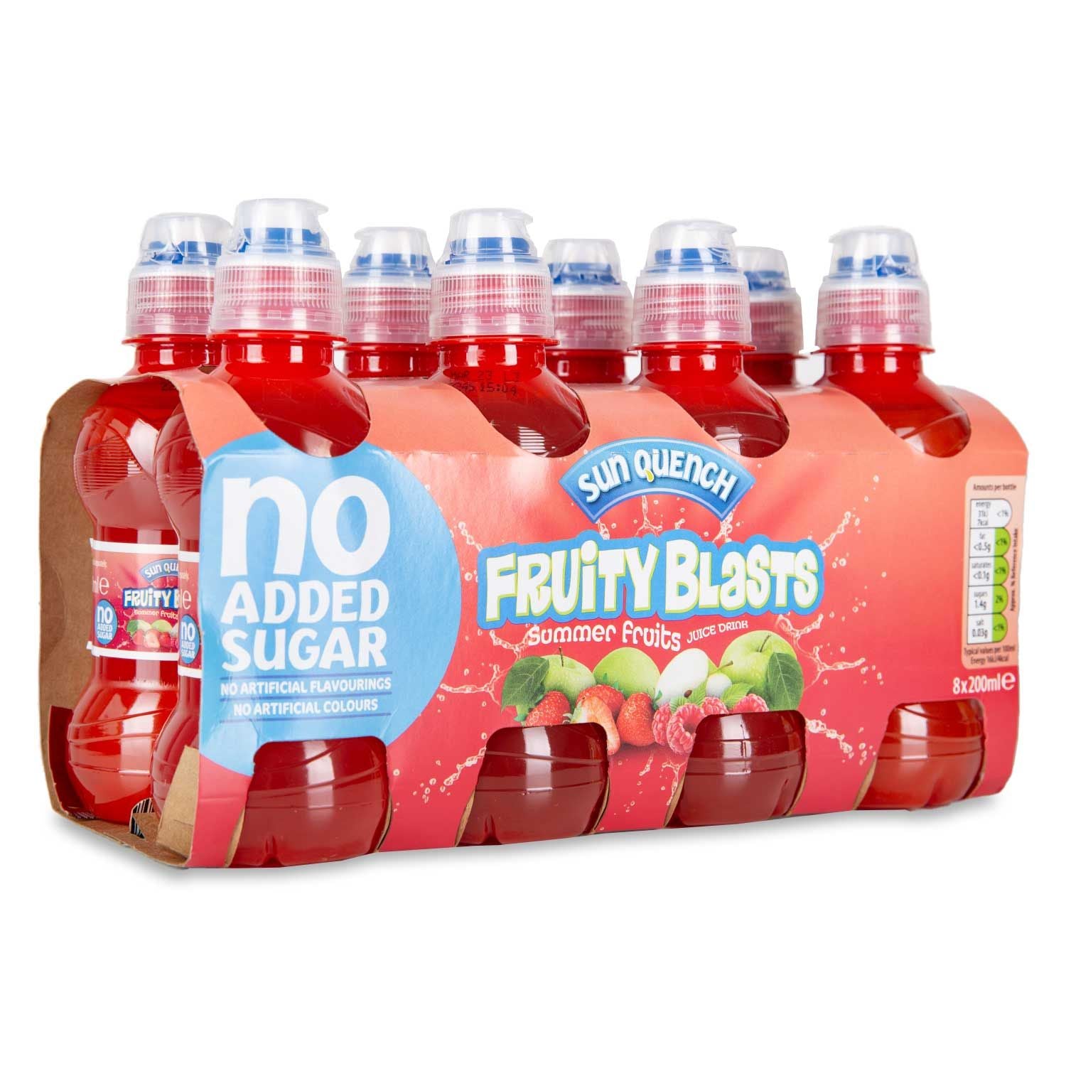 Sun Quench Fruity Blasts Summer Fruits Juice Drink 8x200ml!