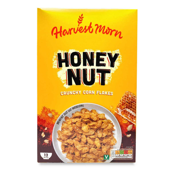 Harvest Morn Honey Nut Crunchy Corn Flakes 500g