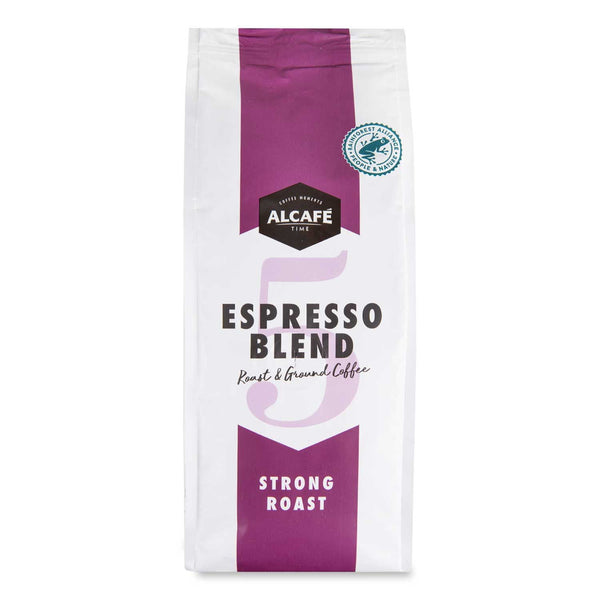 Alcafé Espresso Blend Roast & Ground Coffee 227g