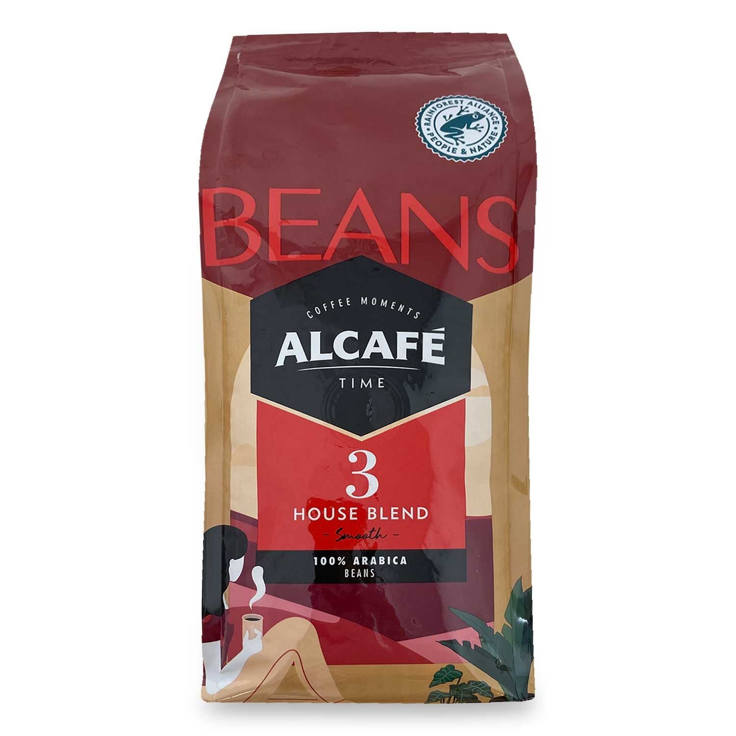 Alcafé House Blend Arabica Beans 227g/3 Pack