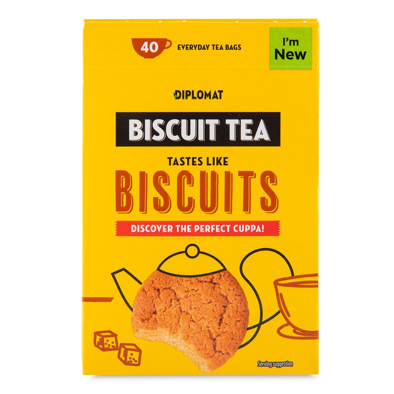 Diplomat Biscuit Flavour Tea Bags 112g/40 Pack