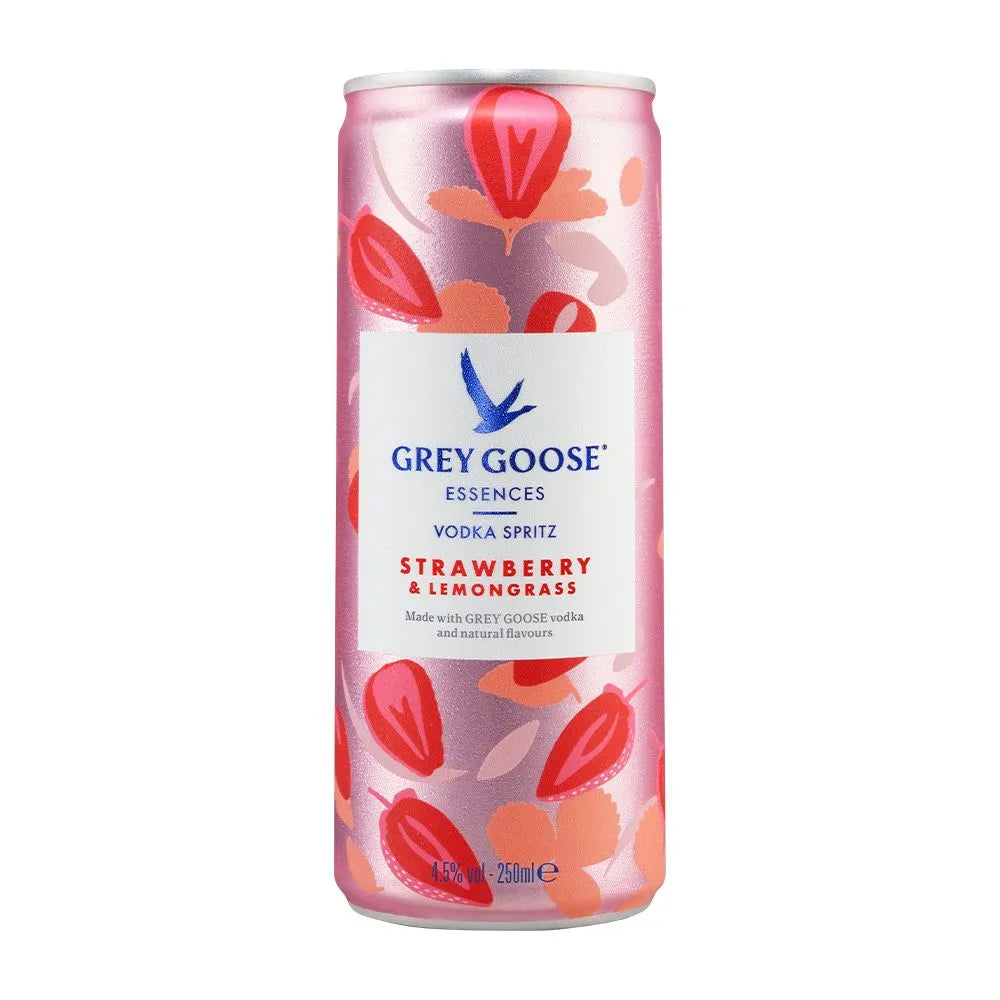 WSO -  Grey Goose Essences Strawberry & Lemongrass Vodka Spritz 250ml 1X6